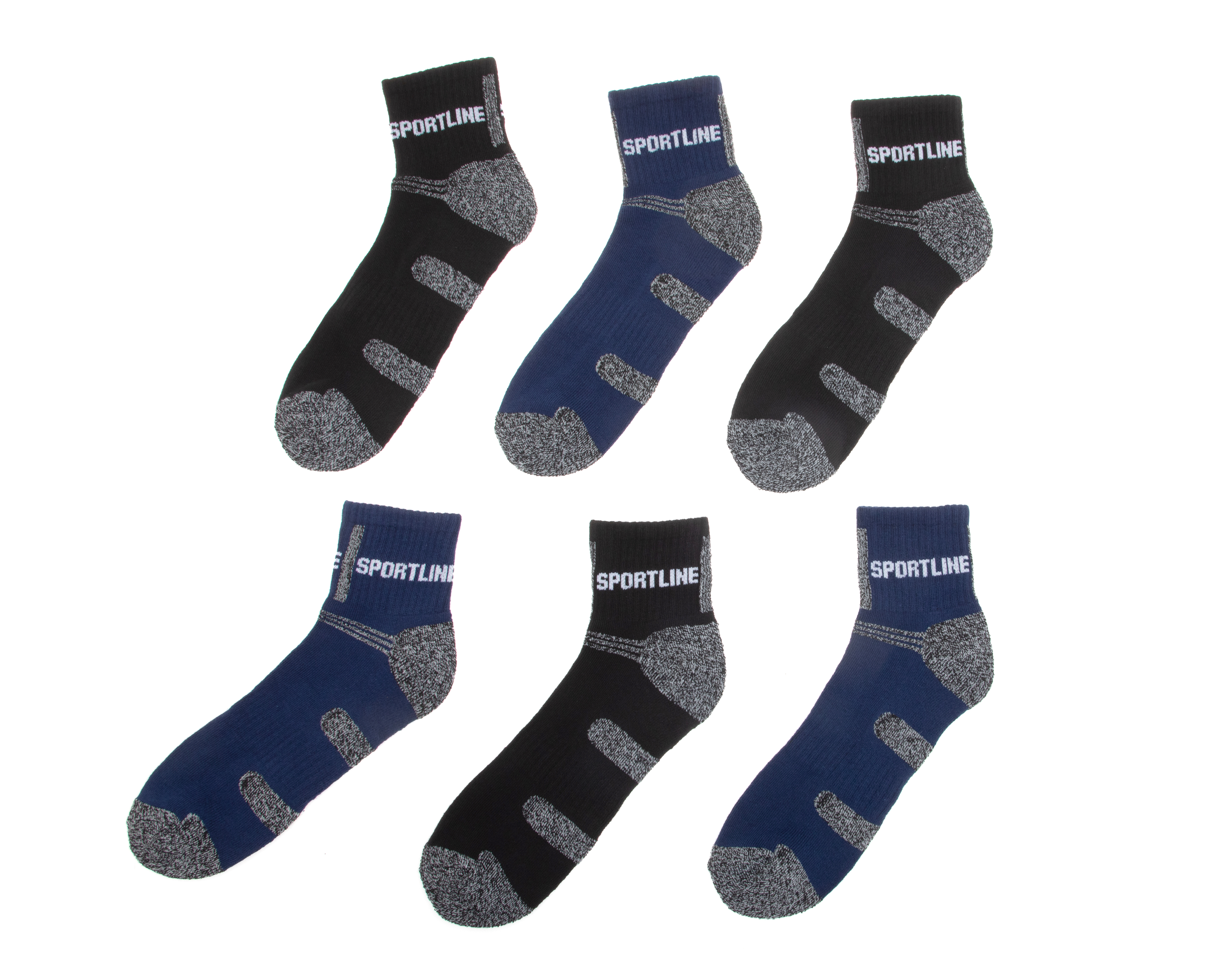 Foto 1 | Foto 1 | Calcetas Deportivas Cortas Sportline Cooltek para Hombre 6 Pares