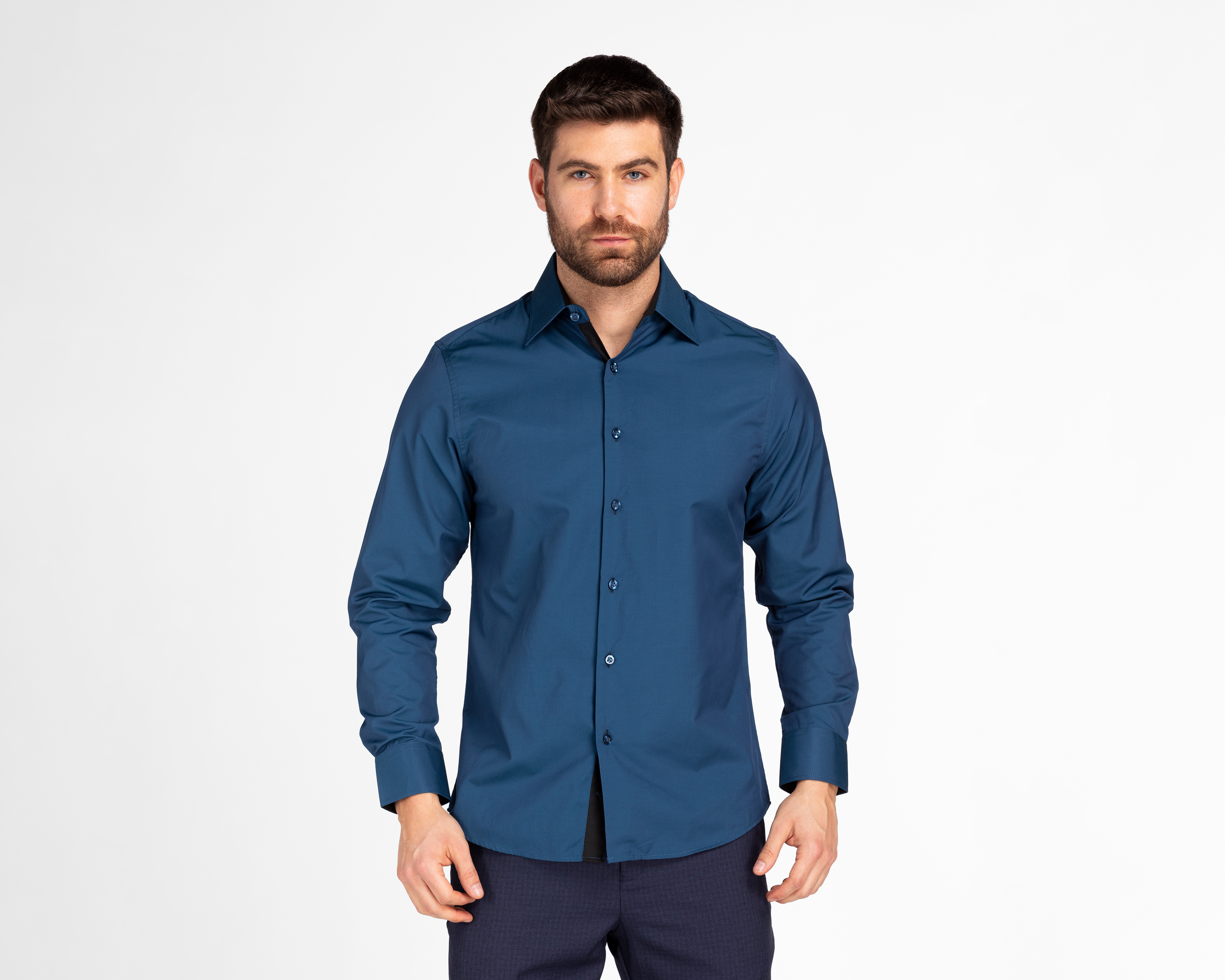 Foto 2 pulgar | Foto 1 | Camisa Casual Wall Street Extra Slim Fit