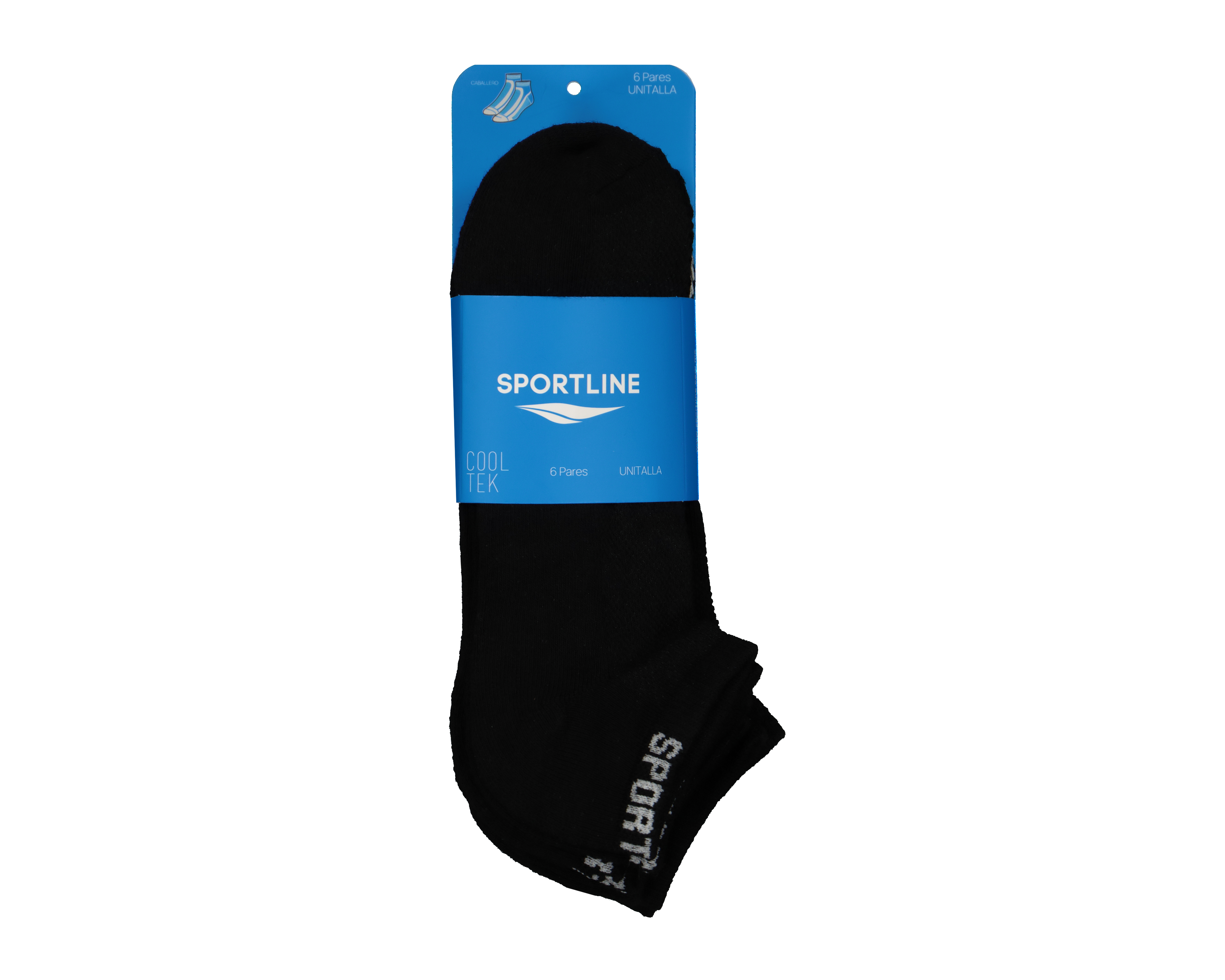 Foto 4 pulgar | Foto 3 | Calcetas Deportivas Tines Sportline Cooltek para Hombre 6 Pares