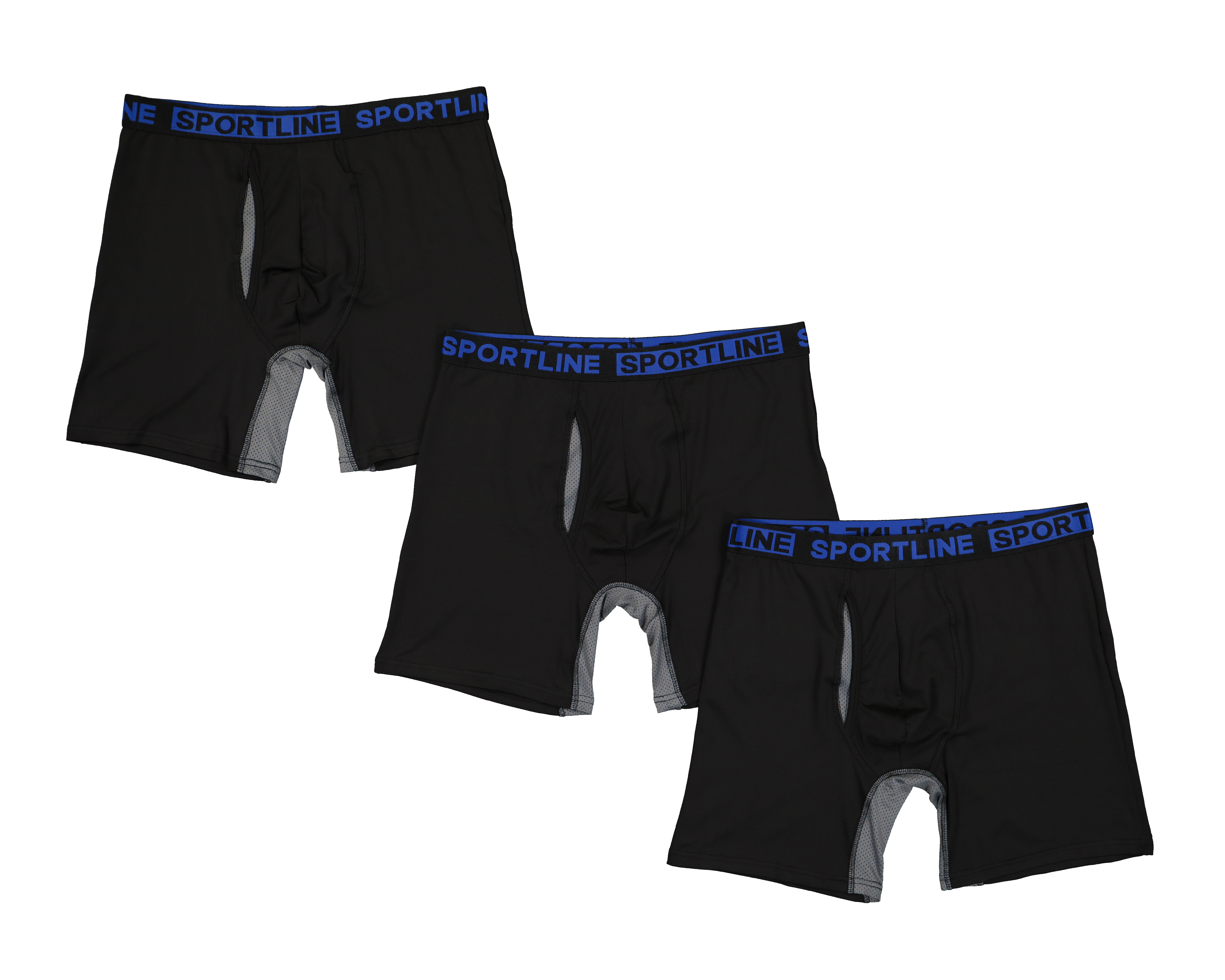 Foto 1 | Foto 1 | Bóxer Largo Sportline 3 Piezas