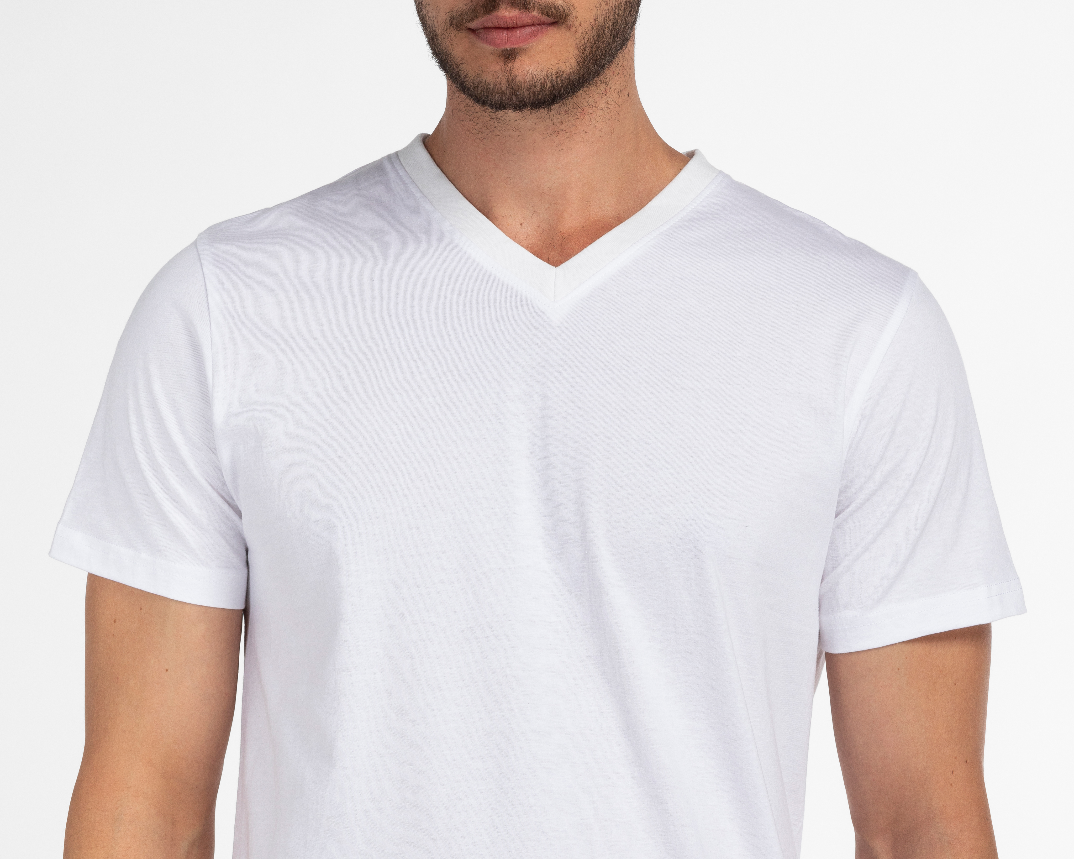 Foto 4 pulgar | Foto 3 | Playera Interior Cuello V York Team Polo Club 3 Piezas