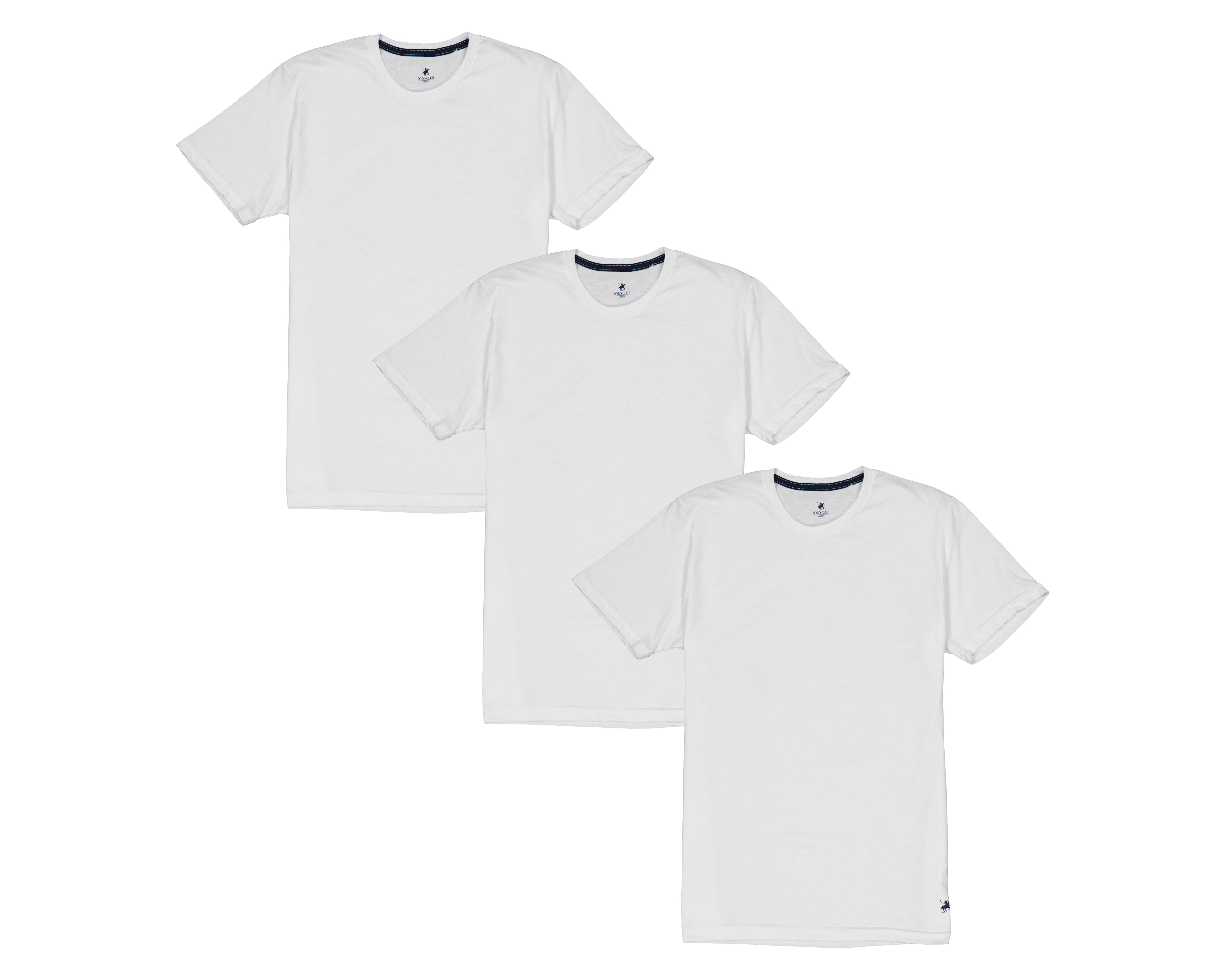 Playera Interior Manga Corta York Team Polo Club 3 Piezas