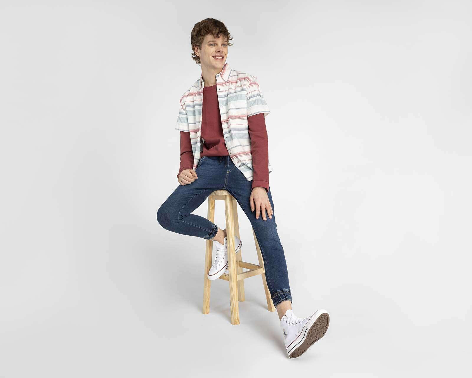 Foto 3 pulgar | Foto 2 | Jeans Refill Jogger