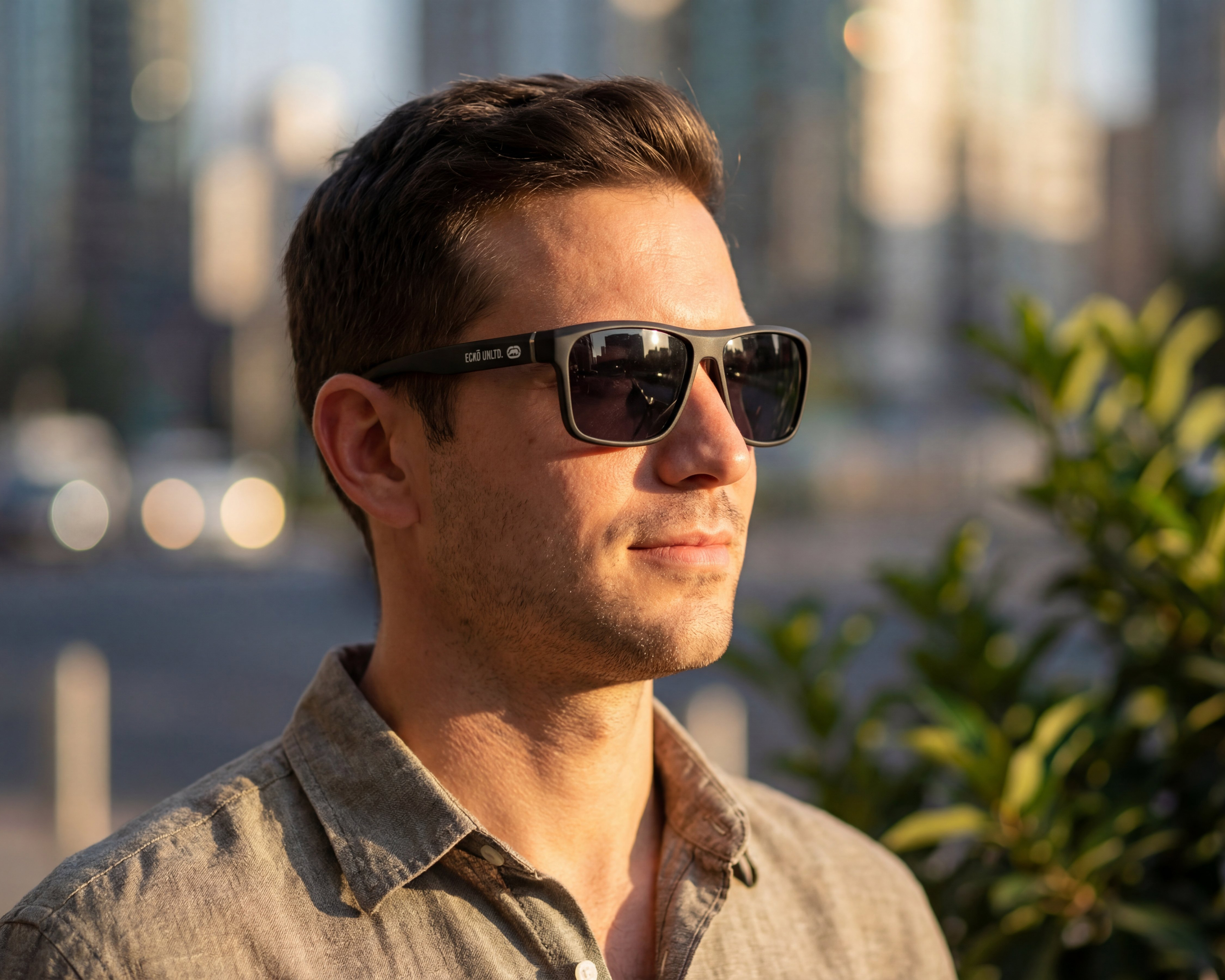 Foto 5 | Foto 5 | Lentes de Sol para Hombre Eckó Unltd. Wayfarer YSM0008 Negros