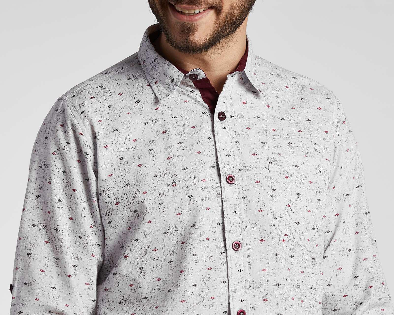 Foto 3 | Foto 3 | Camisa de Moda Refill Regular Fit con Miniprint