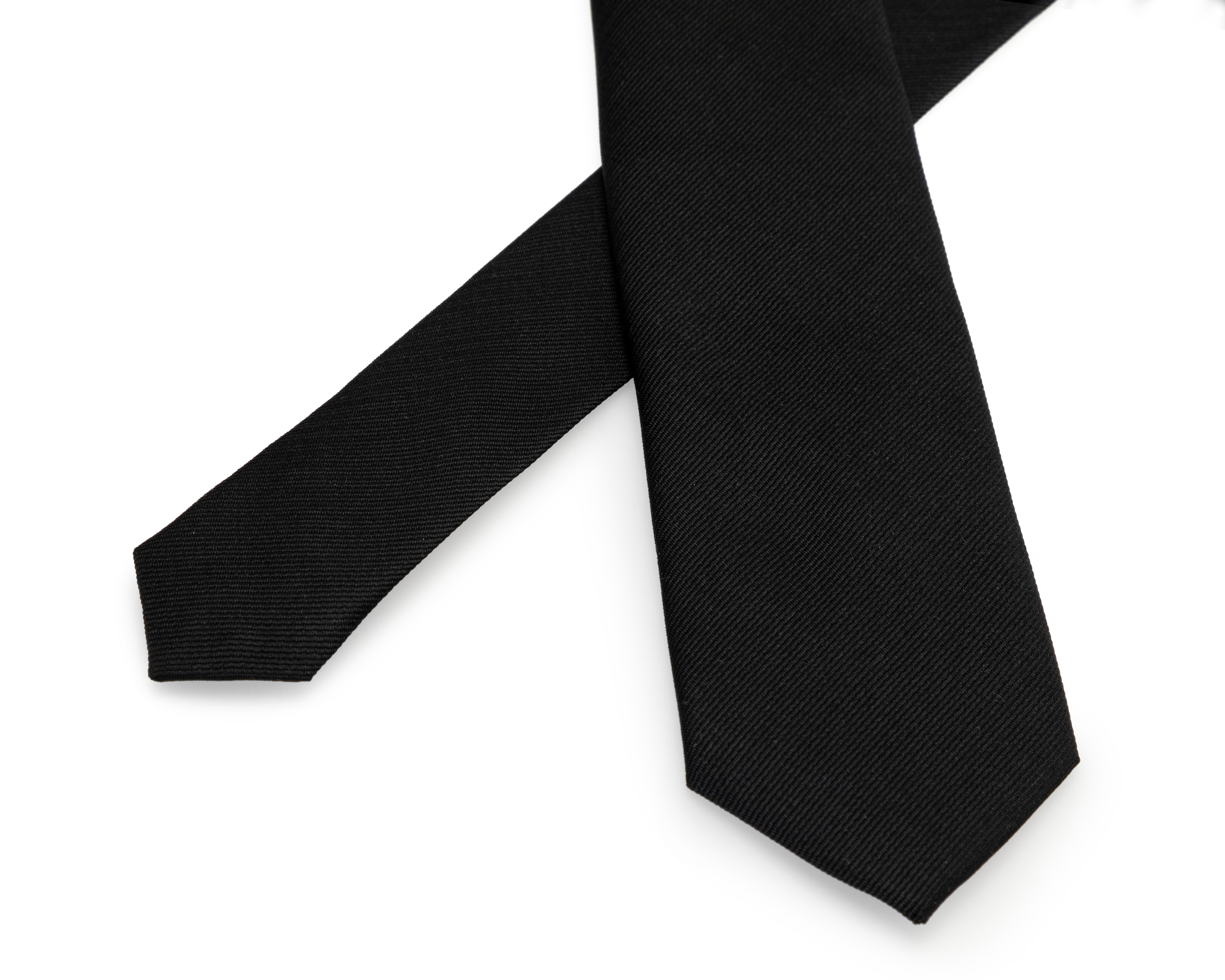 Foto 4 pulgar | Foto 3 | Corbata Lisa Wall Street Negra