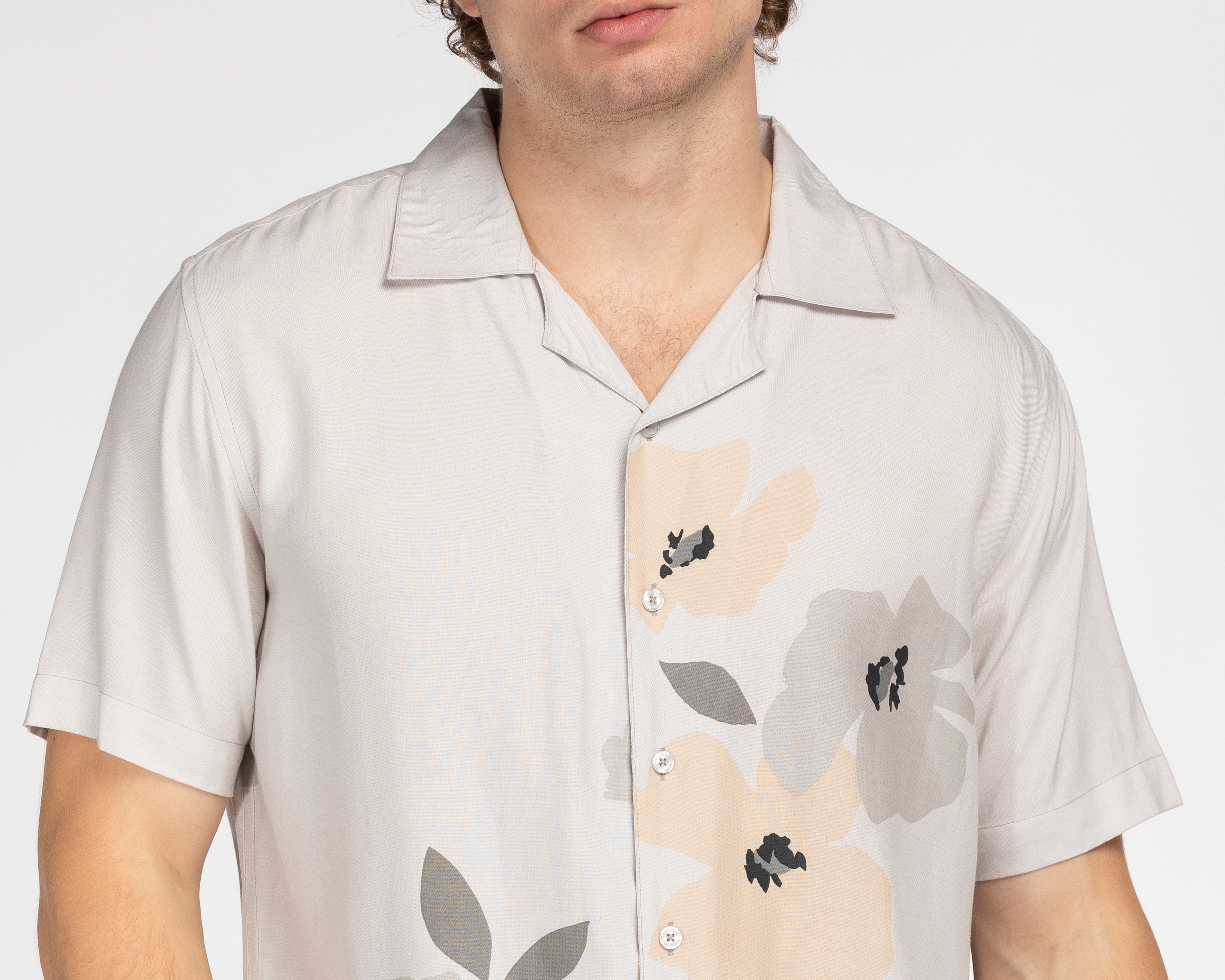 Foto 4 | Foto 4 | Camisa de Moda Porto Sur Floreada