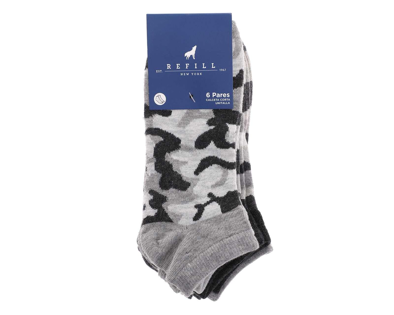 Foto 4 pulgar | Foto 3 | Calcetas Deportivas Tines Refill para Hombre 6 Pares
