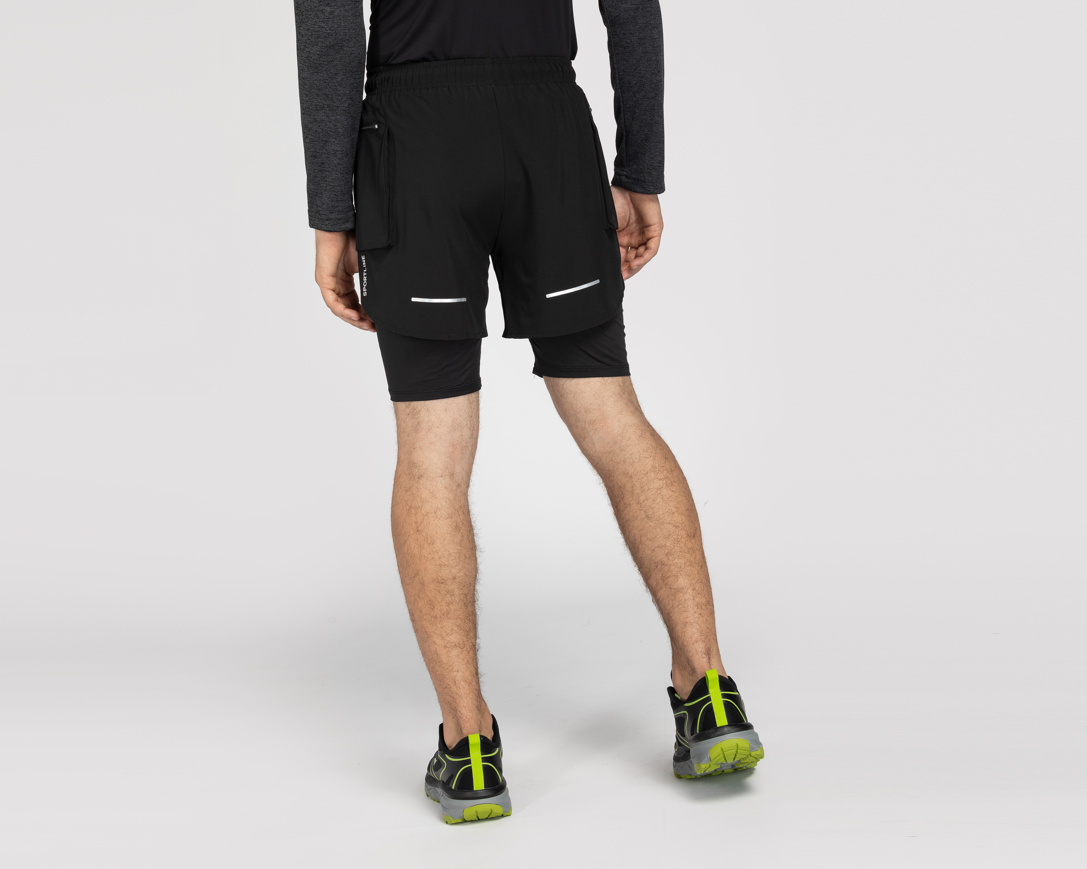 Foto 4 pulgar | Foto 3 | Short Sportline para Correr