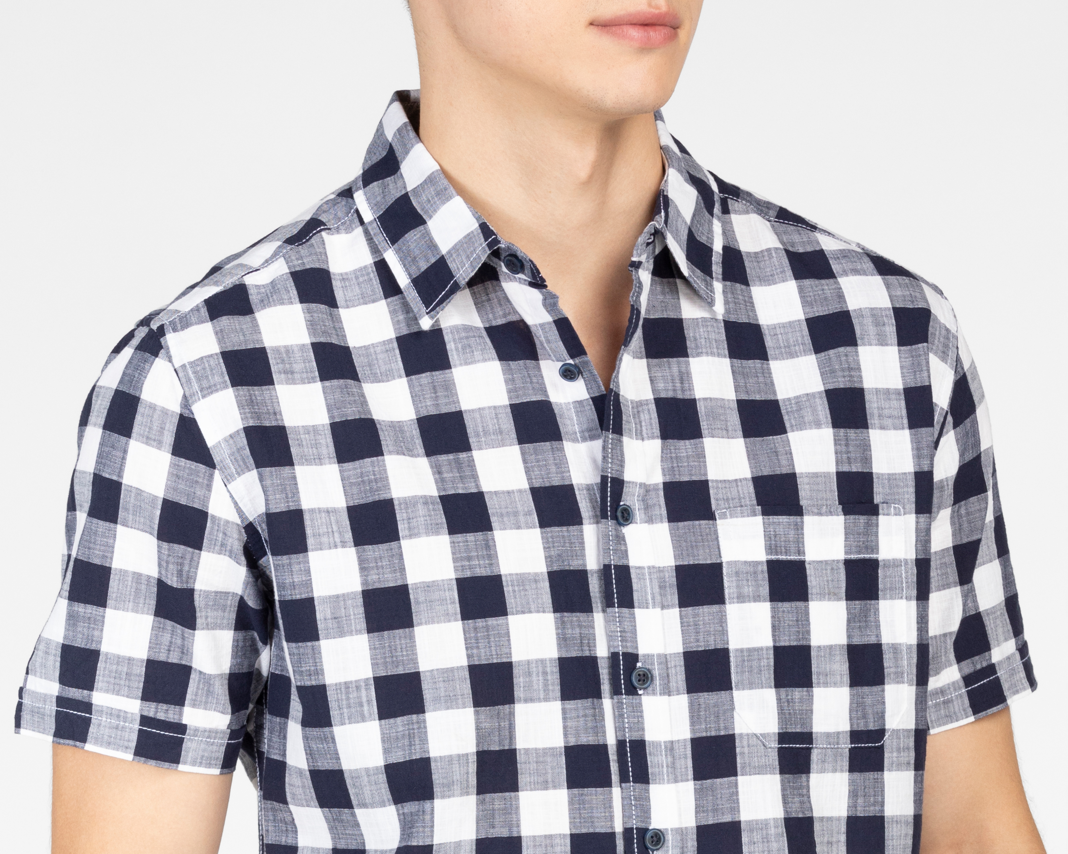 Foto 4 | Foto 4 | Camisa Casual Refill Regular a Cuadros