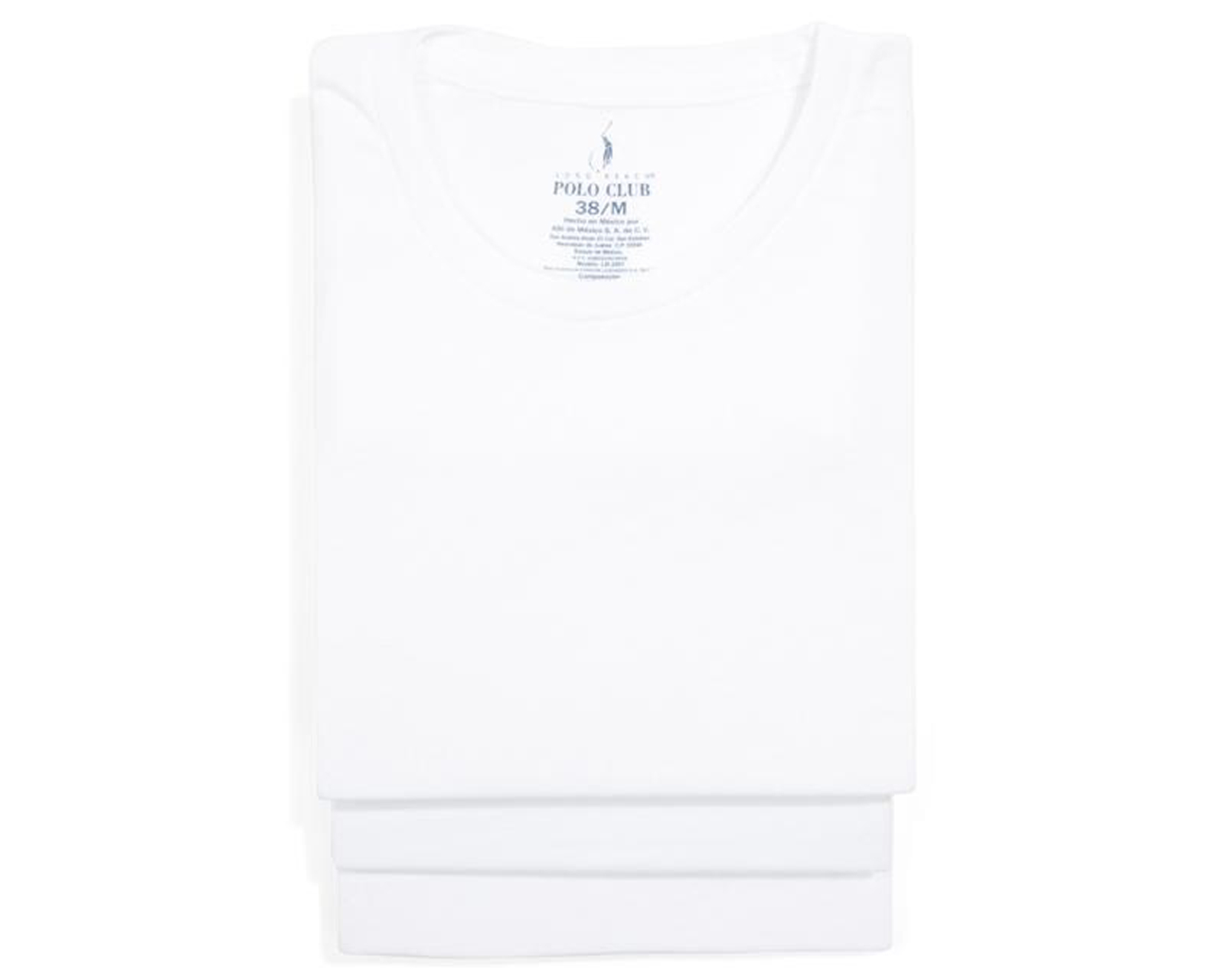 Foto 5 pulgar | Foto 6 | Playera Interior Cuello Redondo York Team Polo Club 3 Piezas