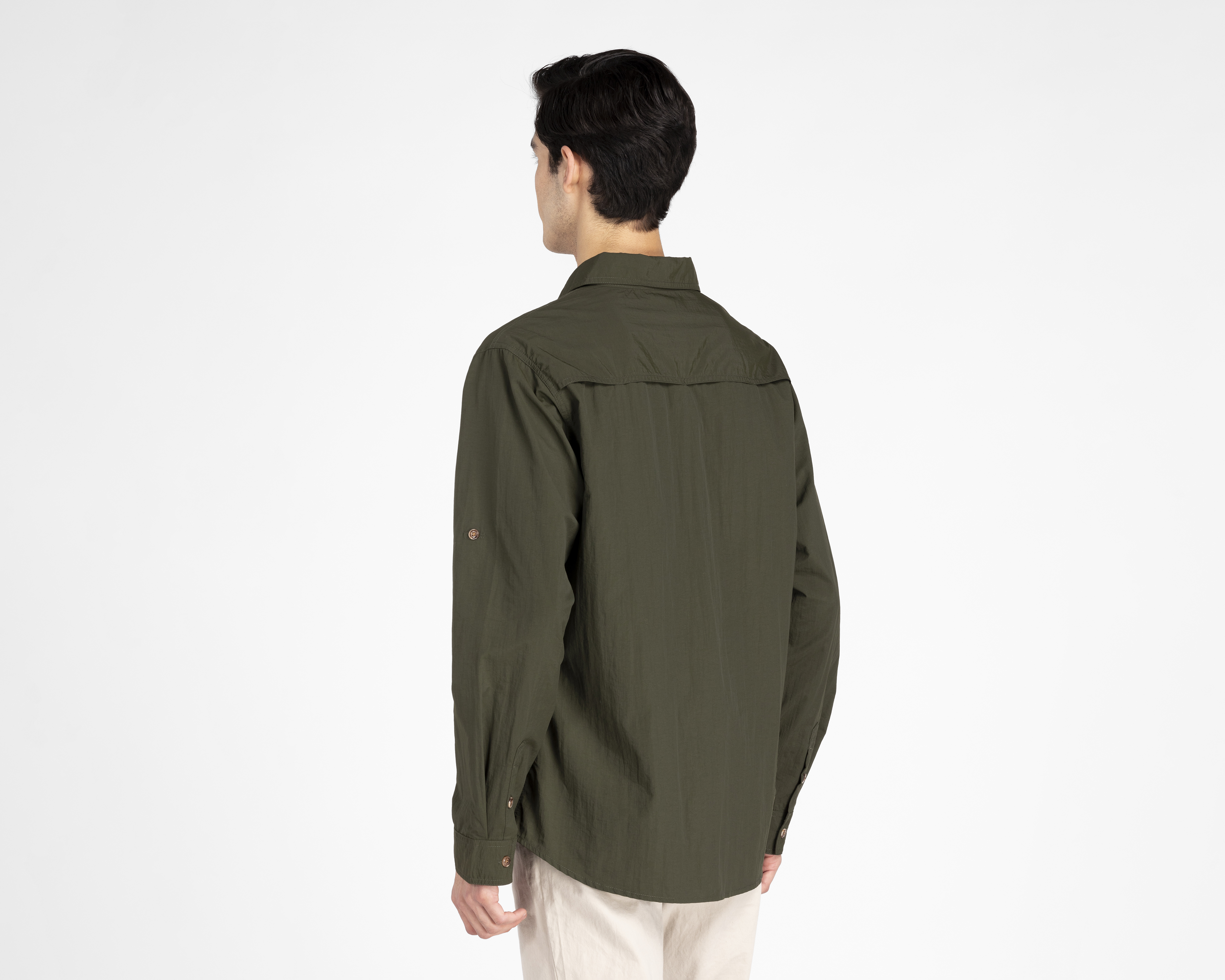 Foto 4 pulgar | Foto 3 | Camisa de Moda Refill Regular Verde