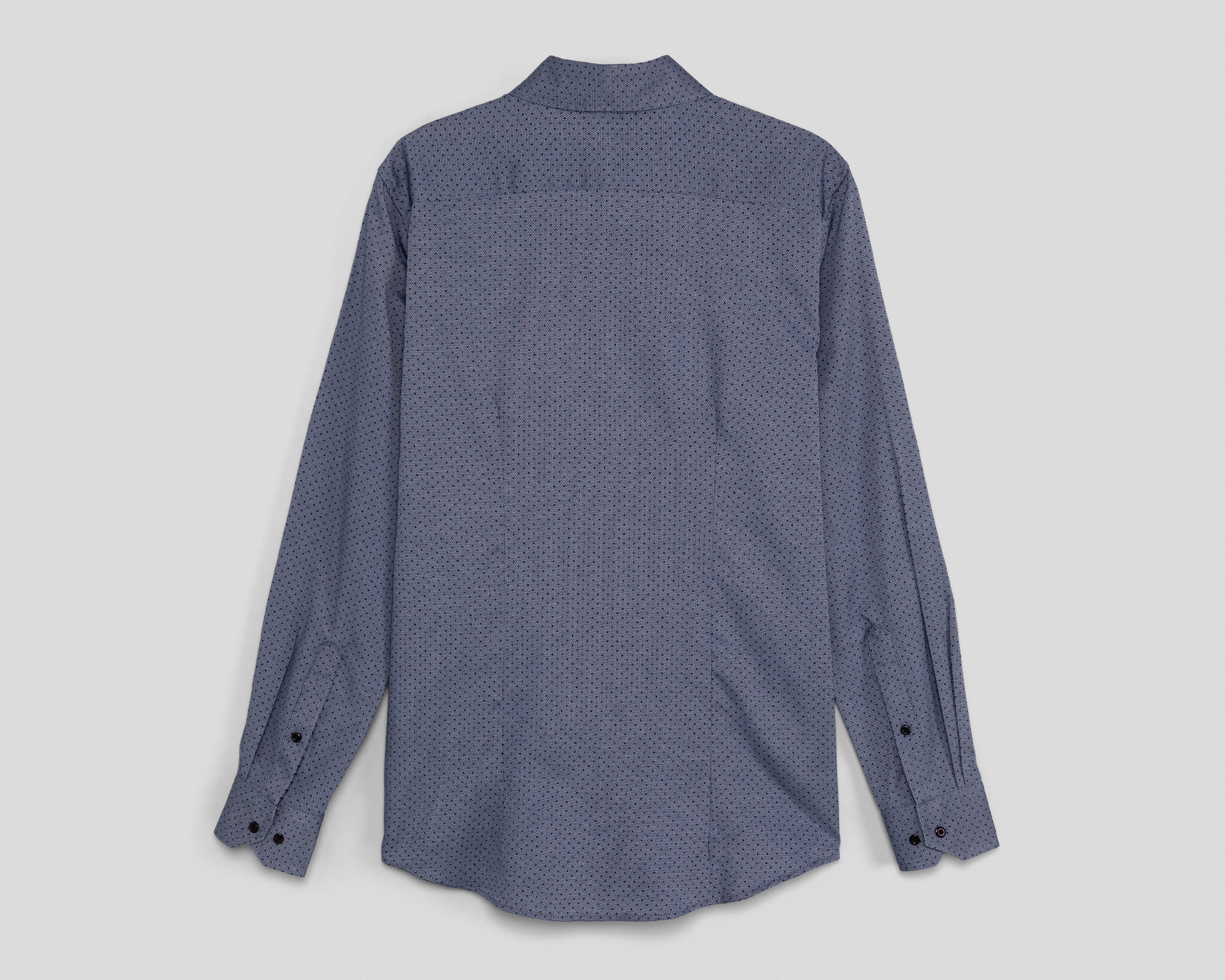 Foto 3 pulgar | Foto 2 | Camisa Casual Wall Street con Miniprint