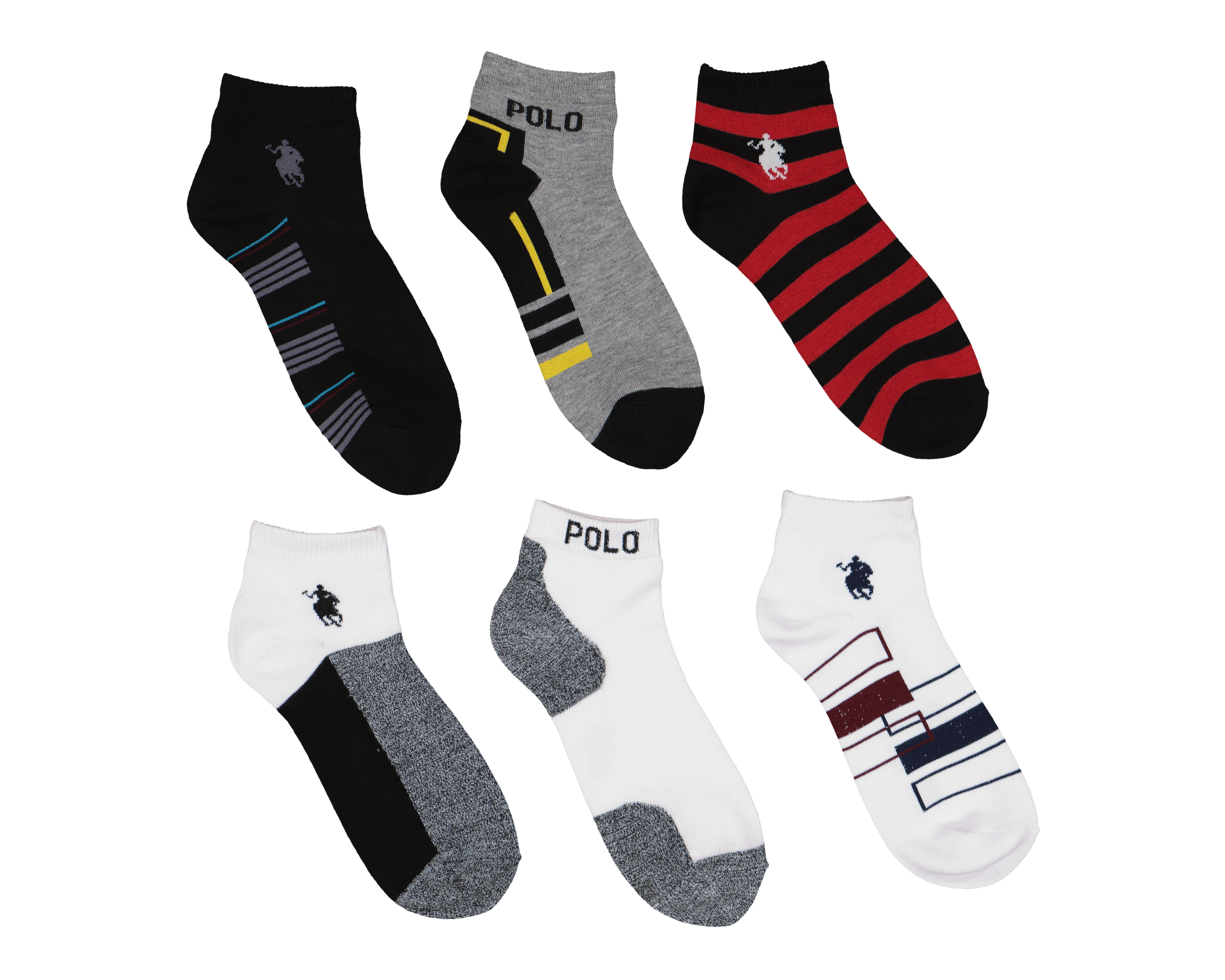 Foto 2 pulgar | Foto 1 | Calcetas Tines Polo Union Club para Hombre 6 Pares