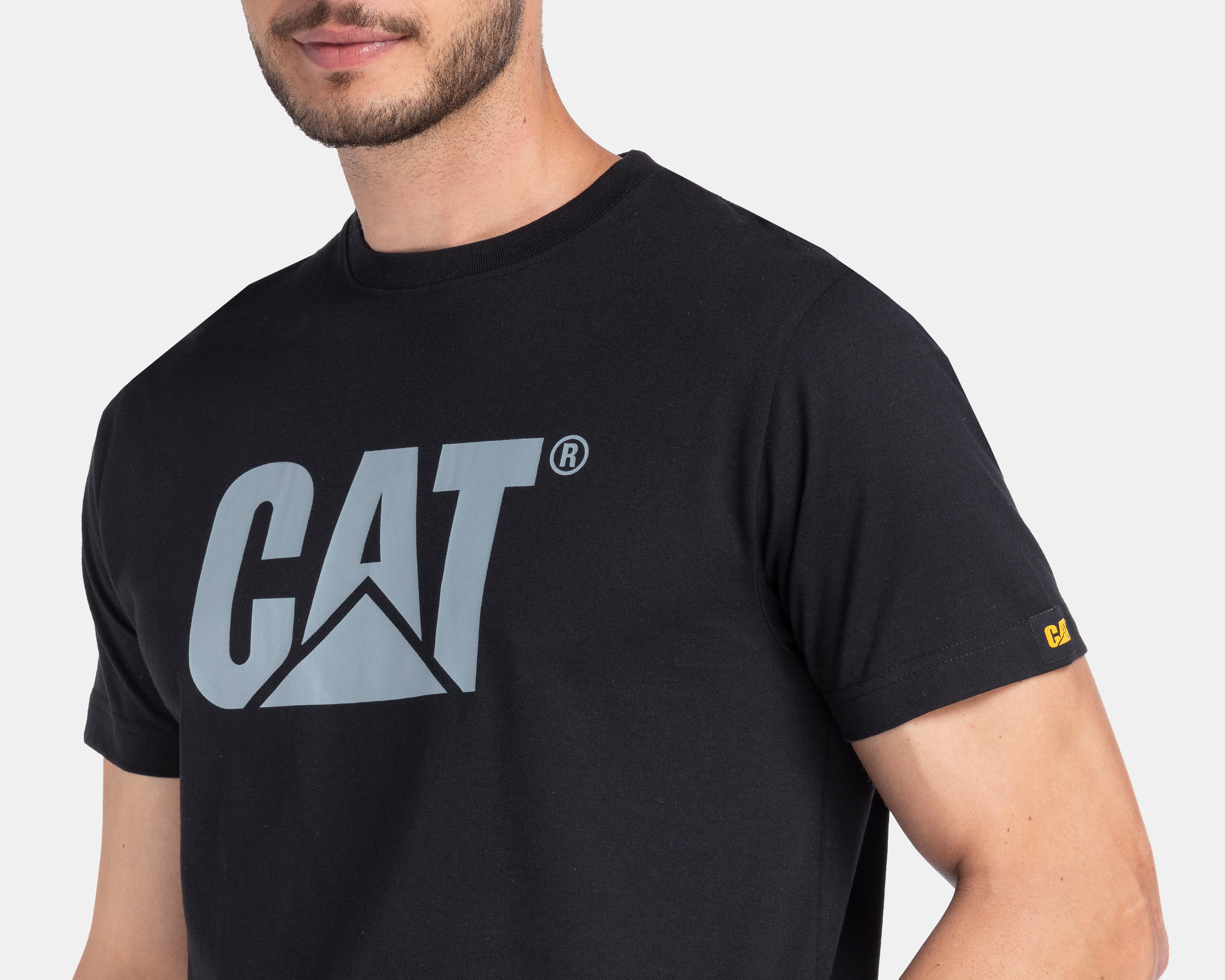 Foto 4 pulgar | Foto 3 | Playera CAT Cuello Redondo