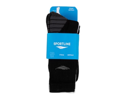 Foto 3 | Foto 3 | Calcetas Deportivas Largas Sportline para Hombre 3 Pares