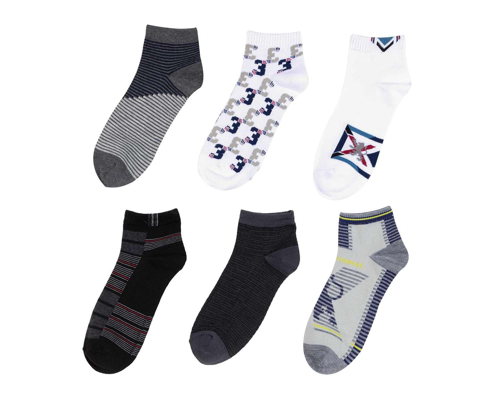 Foto 2 pulgar | Foto 1 | Calcetas de Moda Refill 6 Pares