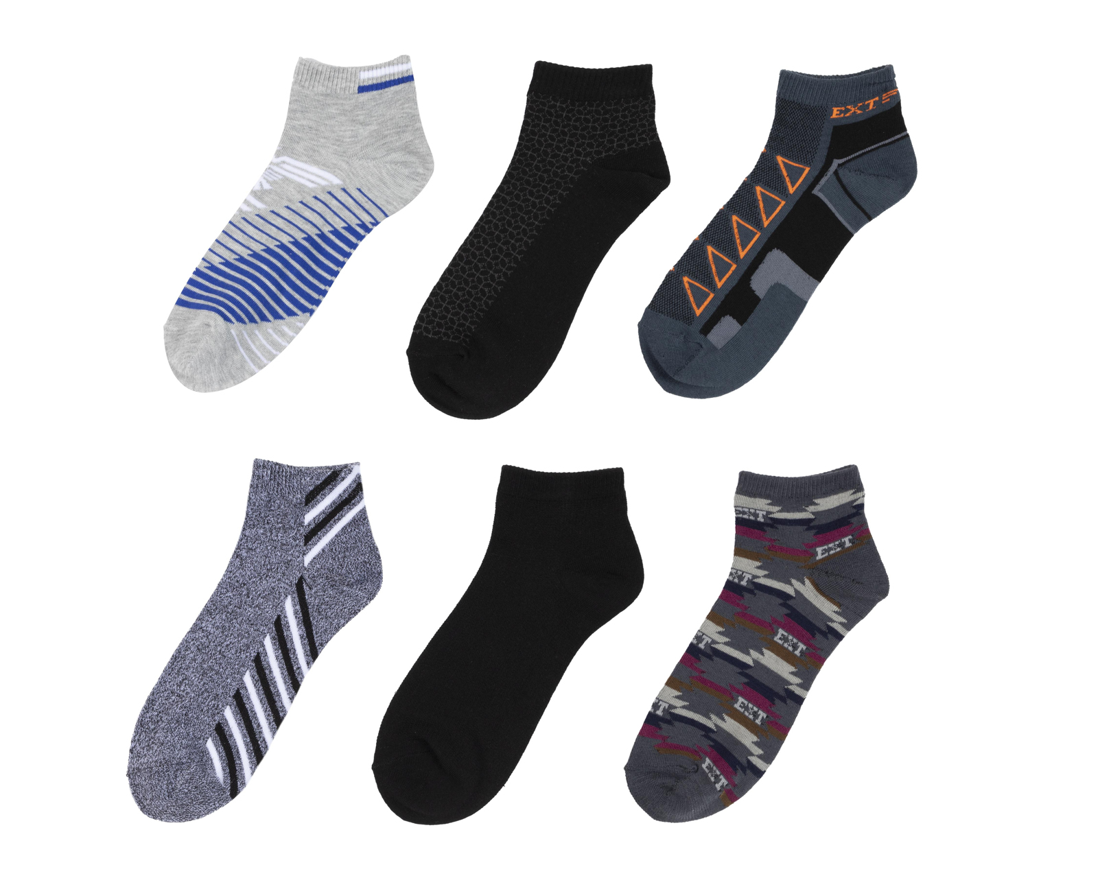 Calcetas Tobilleras Refill para Hombre 6 Pares