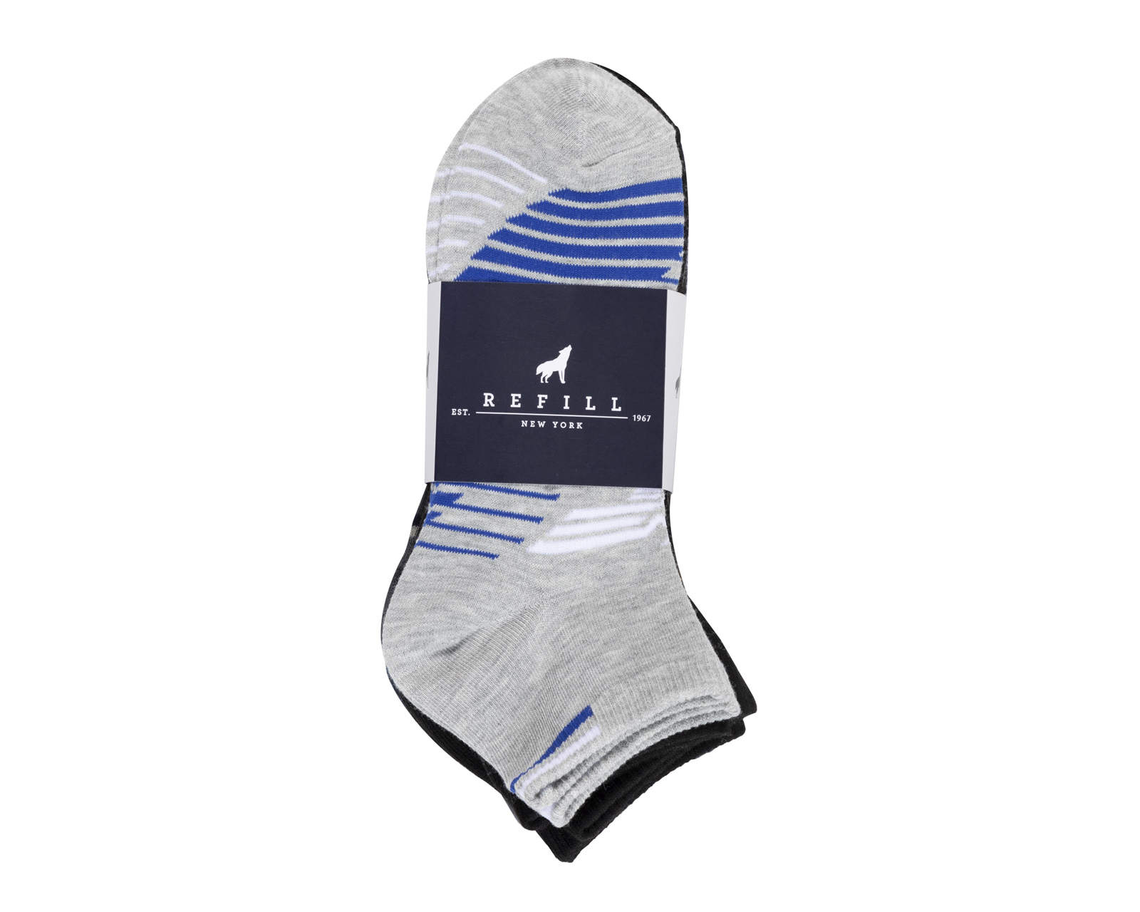 Foto 3 | Foto 3 | Calcetas Tobilleras Refill para Hombre 6 Pares