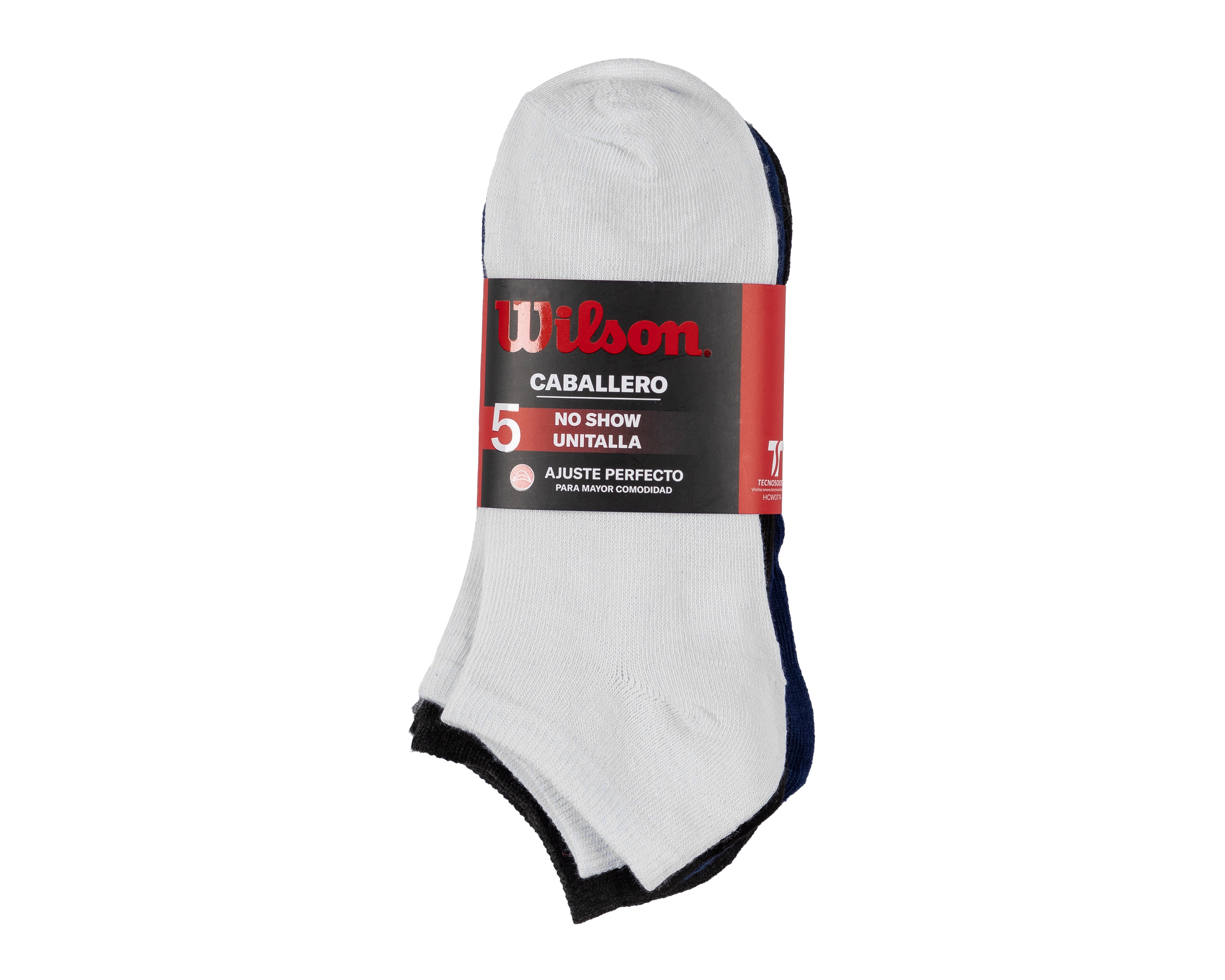 Foto 4 pulgar | Foto 3 | Calcetas Deportivas Tines Wilson para Hombre 5 Pares