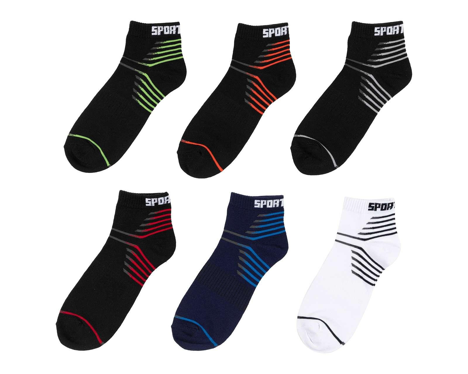 Foto 1 | Foto 1 | Calcetas Deportivas Sportline para Hombre 6 Pares