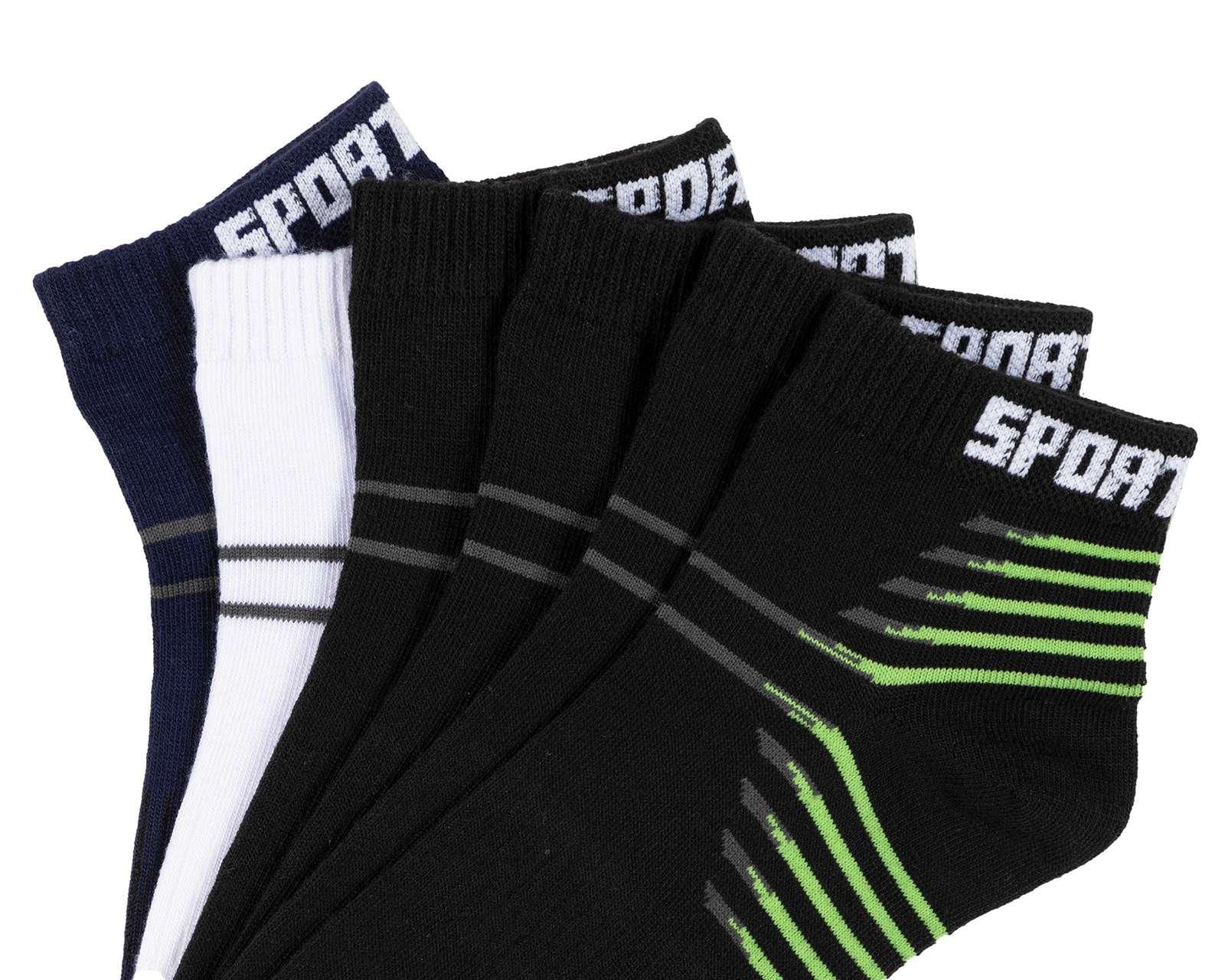 Foto 3 pulgar | Foto 2 | Calcetas Deportivas Sportline para Hombre 6 Pares