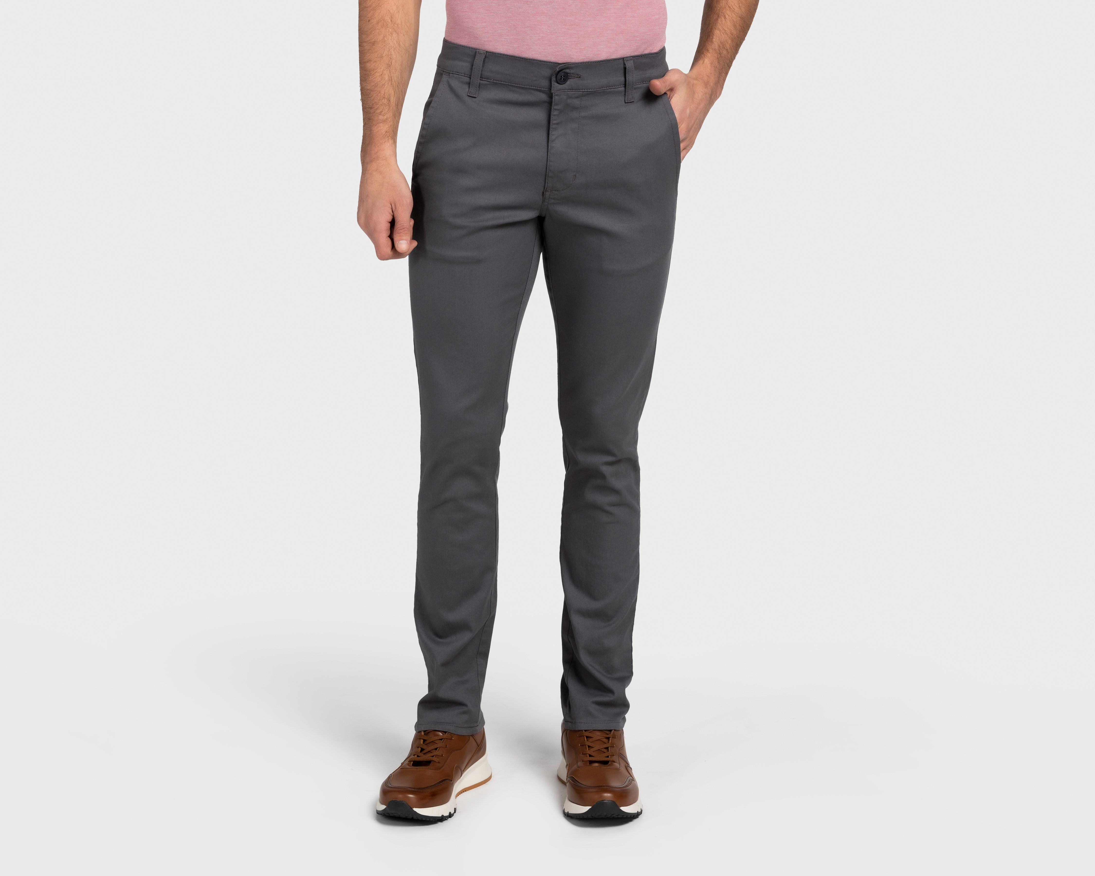 Foto 2 pulgar | Foto 1 | Pantalón Chino Oggi Slim Fit