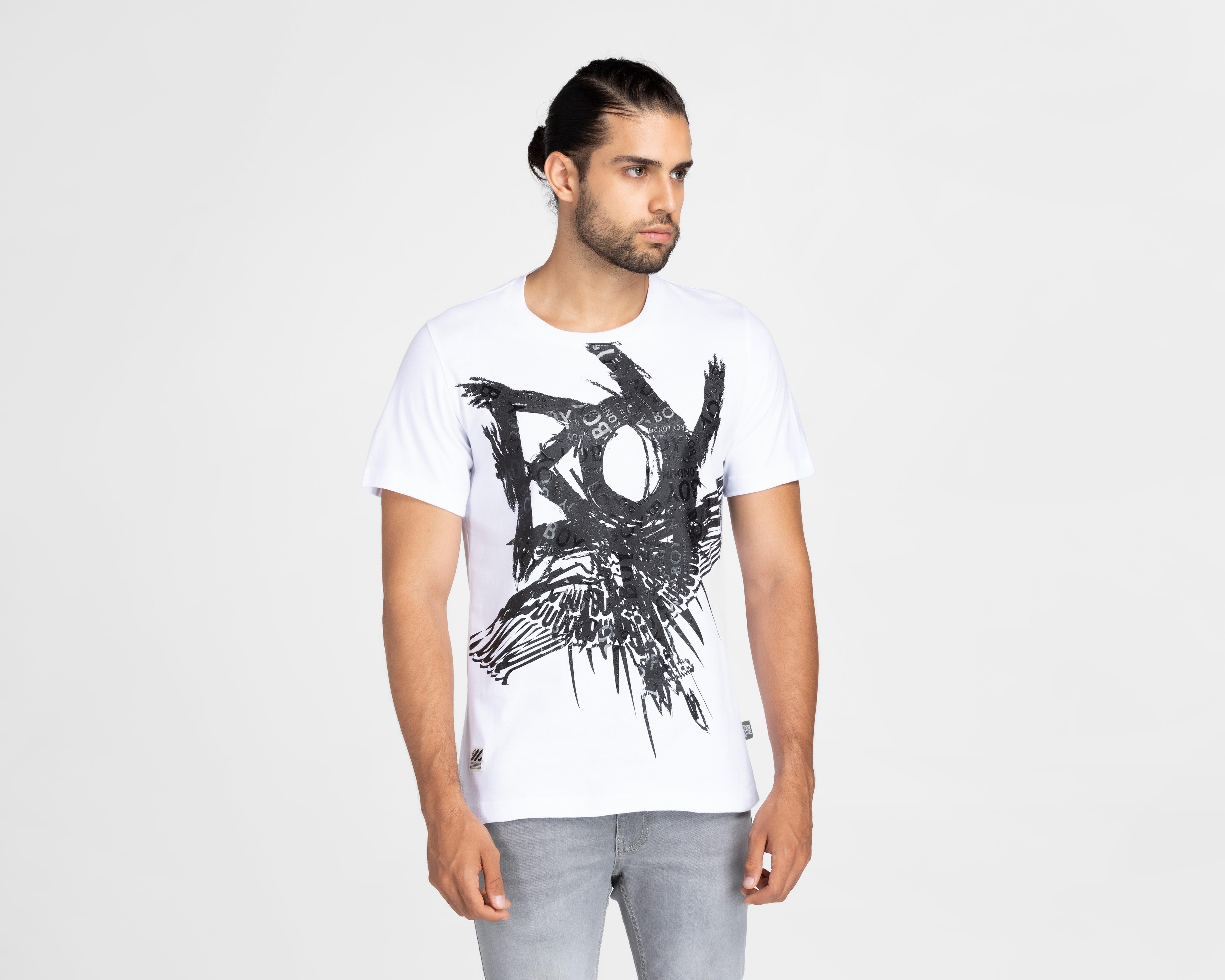 Playera Boy London Cuello Redondo