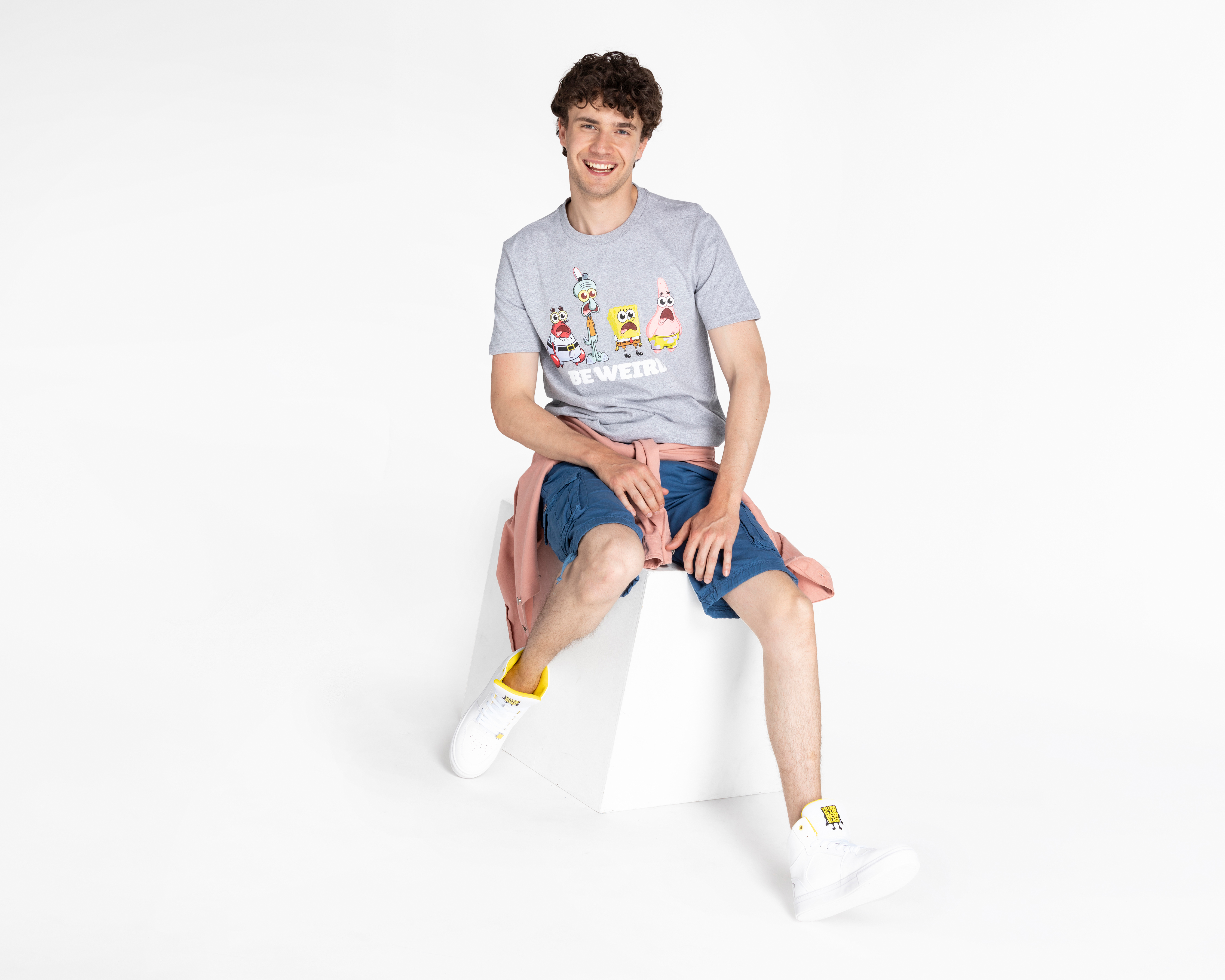 Foto 3 pulgar | Foto 2 | Playera Bob Esponja por Refill Cuello Redondo