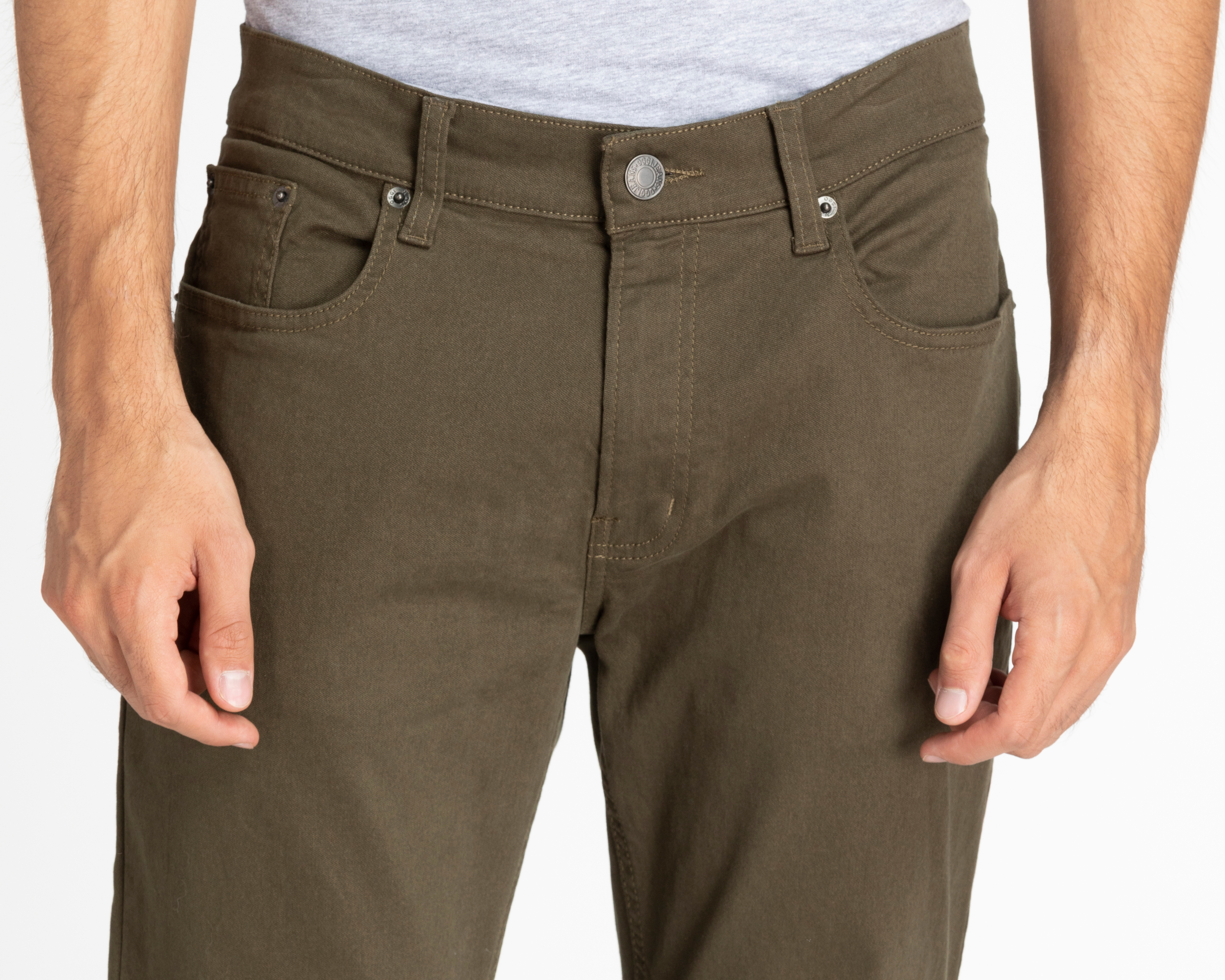 Foto 4 pulgar | Foto 3 | Pantalón de Gabardina Oggi Regular