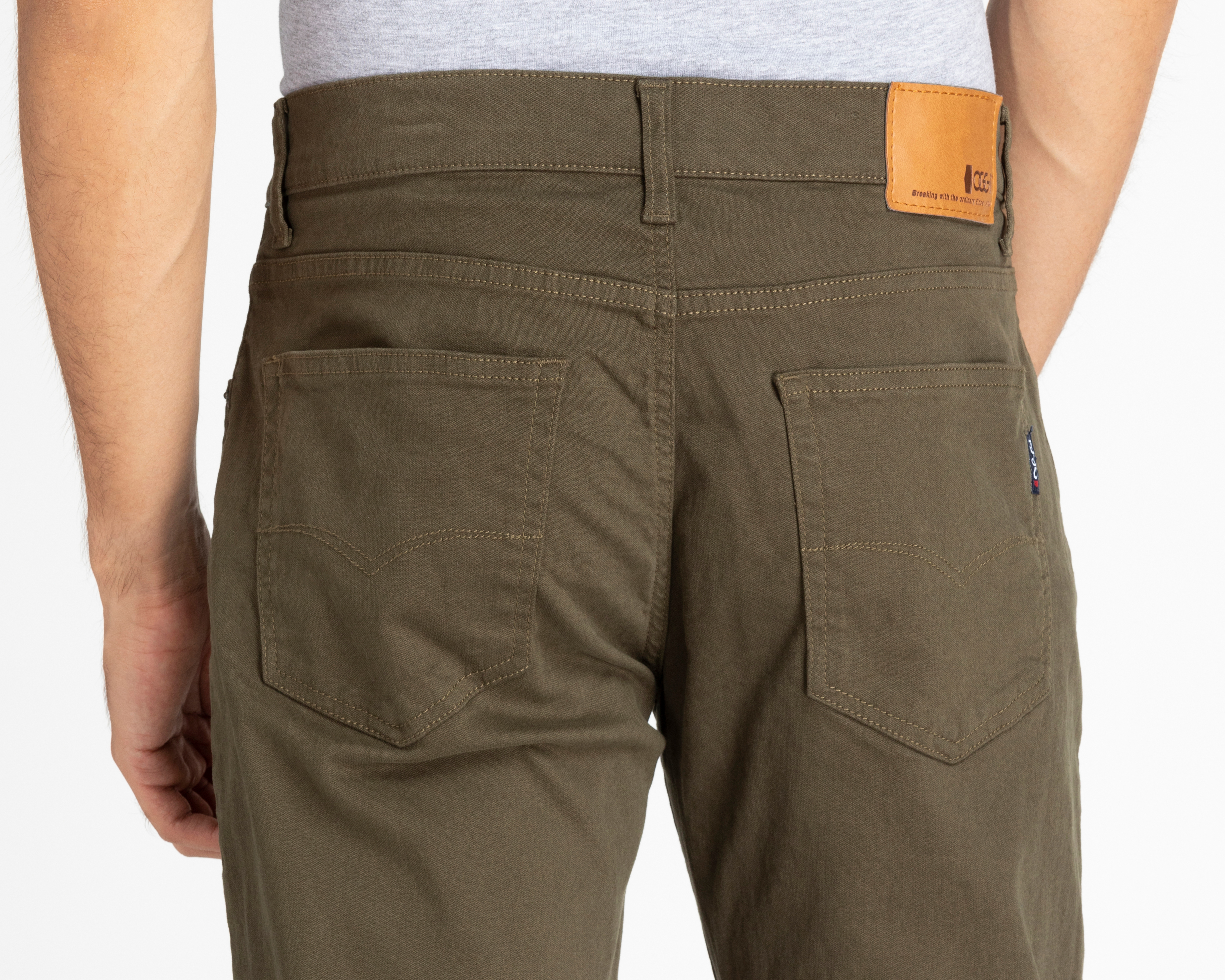 Foto 5 pulgar | Foto 4 | Pantalón de Gabardina Oggi Regular