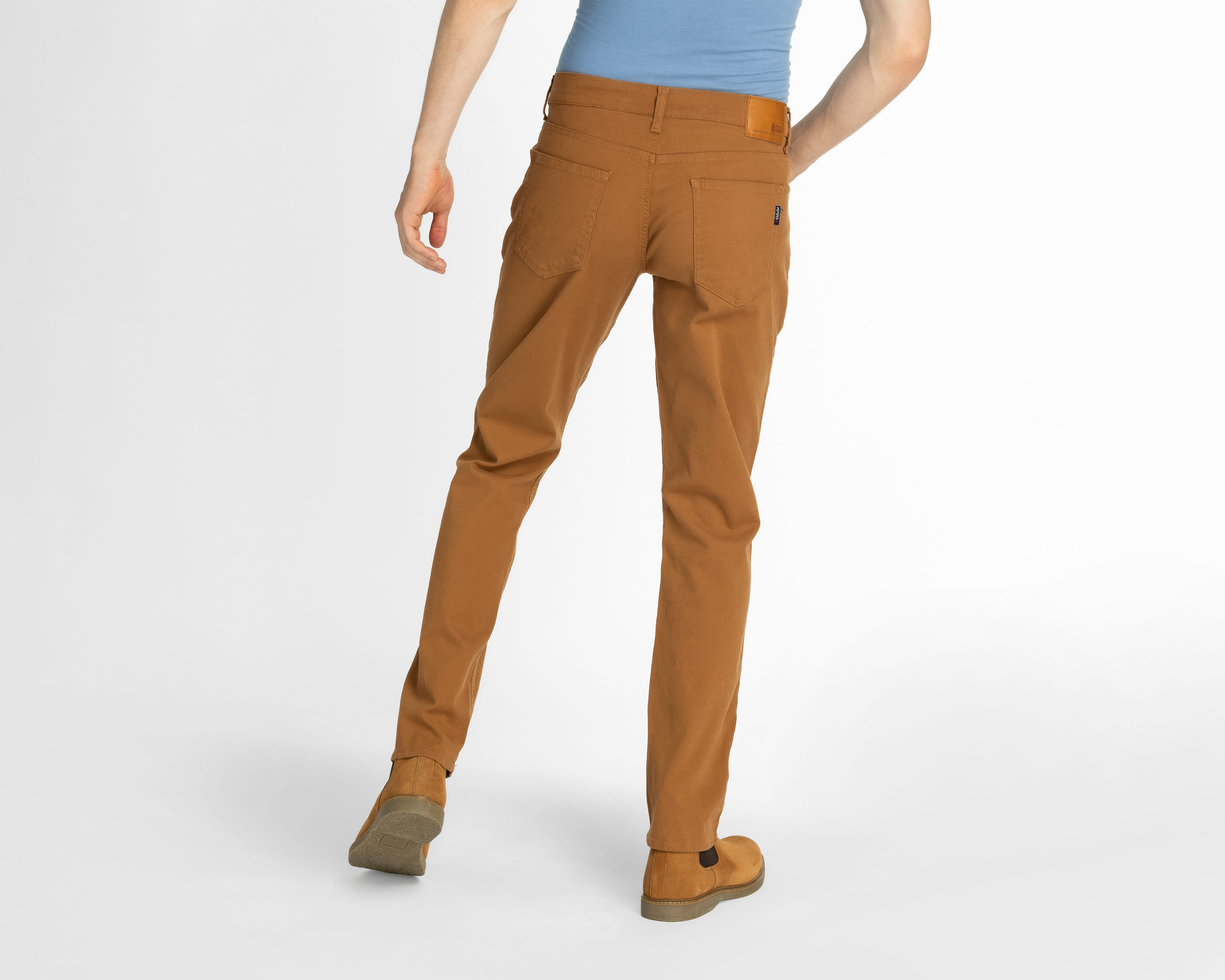 Foto 3 pulgar | Foto 2 | Pantalón de Gabardina Oggi Iron Slim