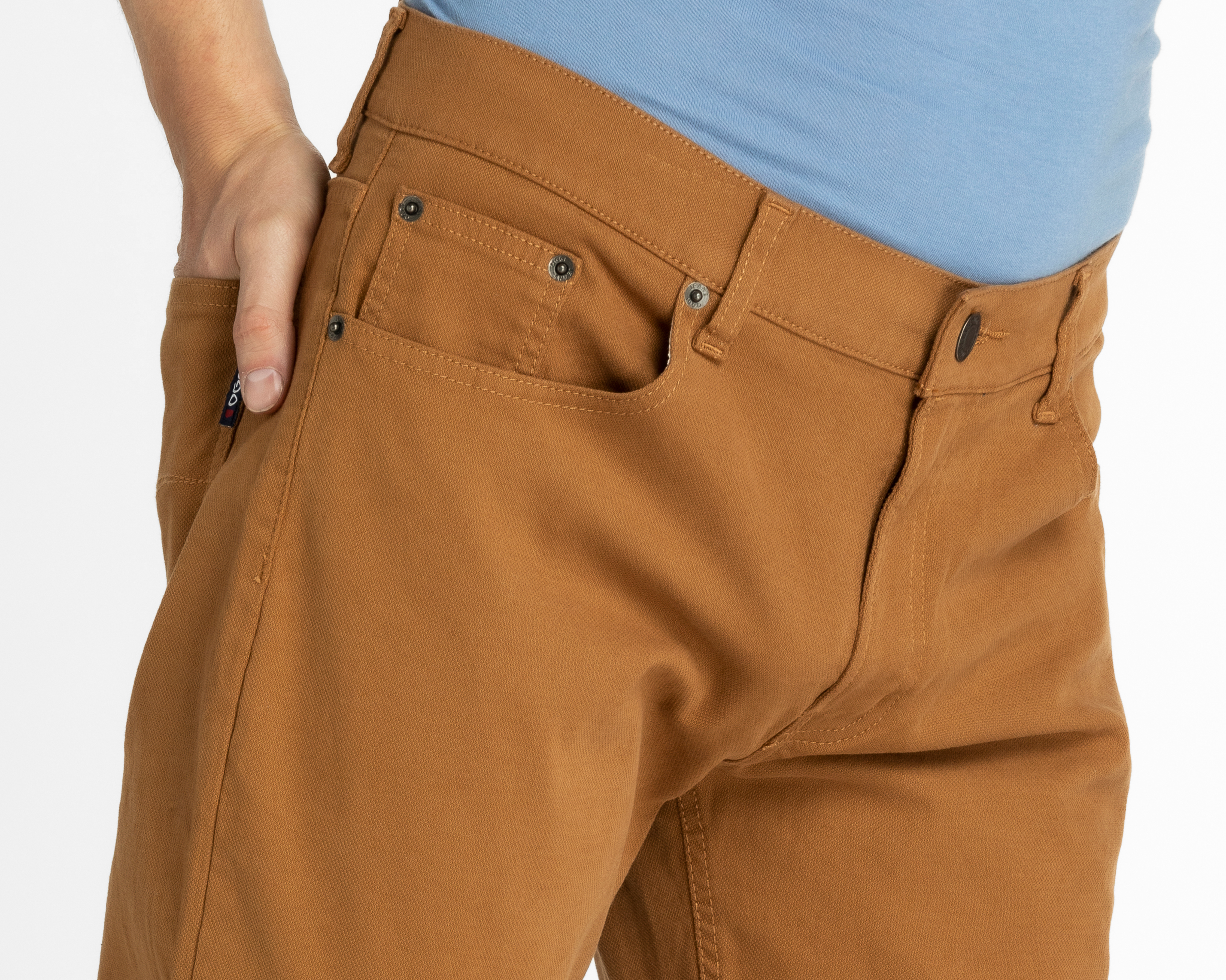 Foto 4 pulgar | Foto 3 | Pantalón de Gabardina Oggi Iron Slim