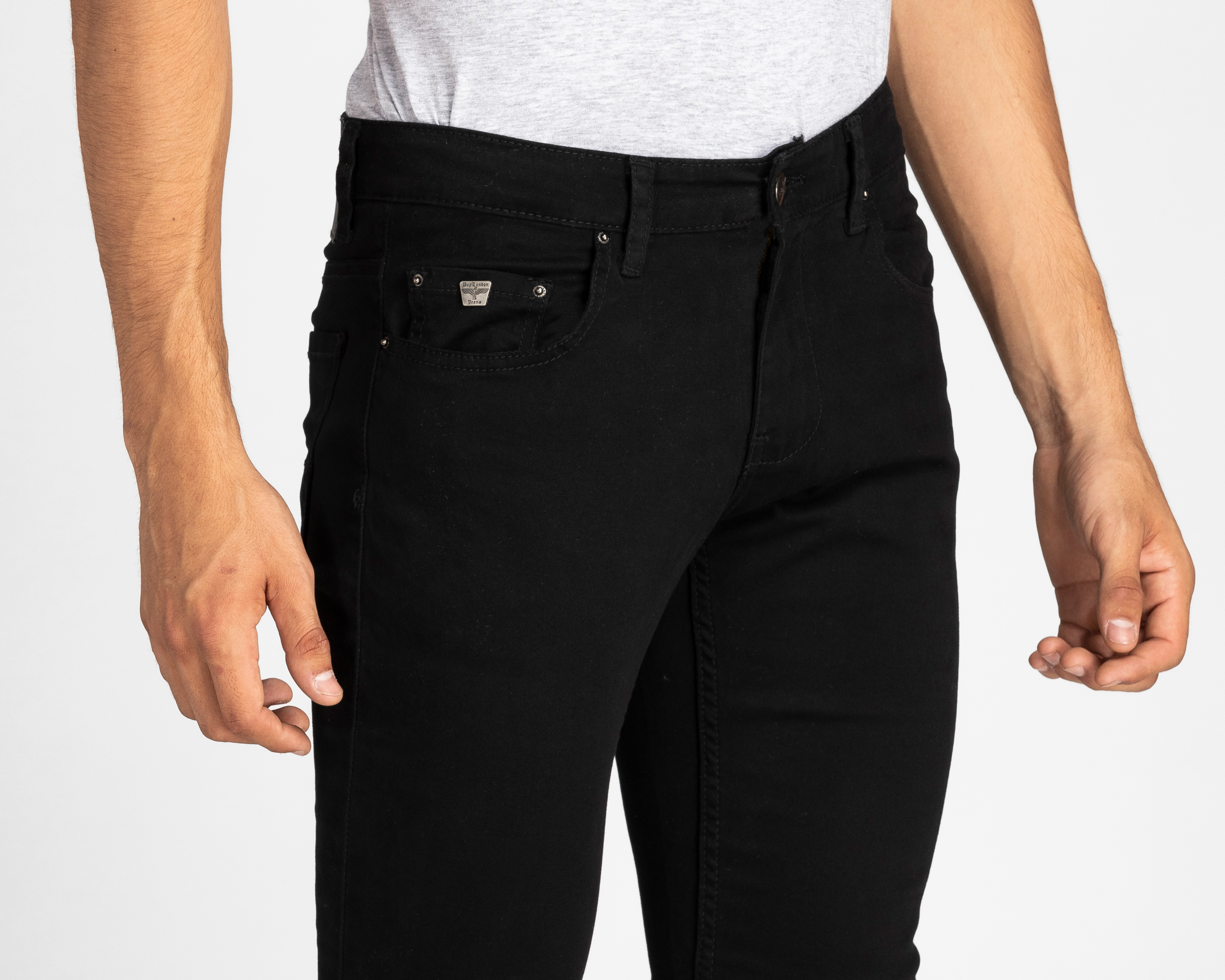 Foto 4 pulgar | Foto 3 | Pantalón de Gabardina Boy London Slim