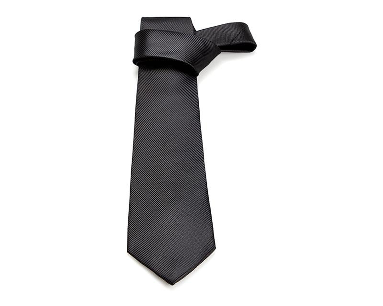 Corbata de Rayas Wall Street Negra