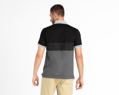 Foto 2 | Foto 2 | Playera Polo CAT Gris y Azul para Hombre