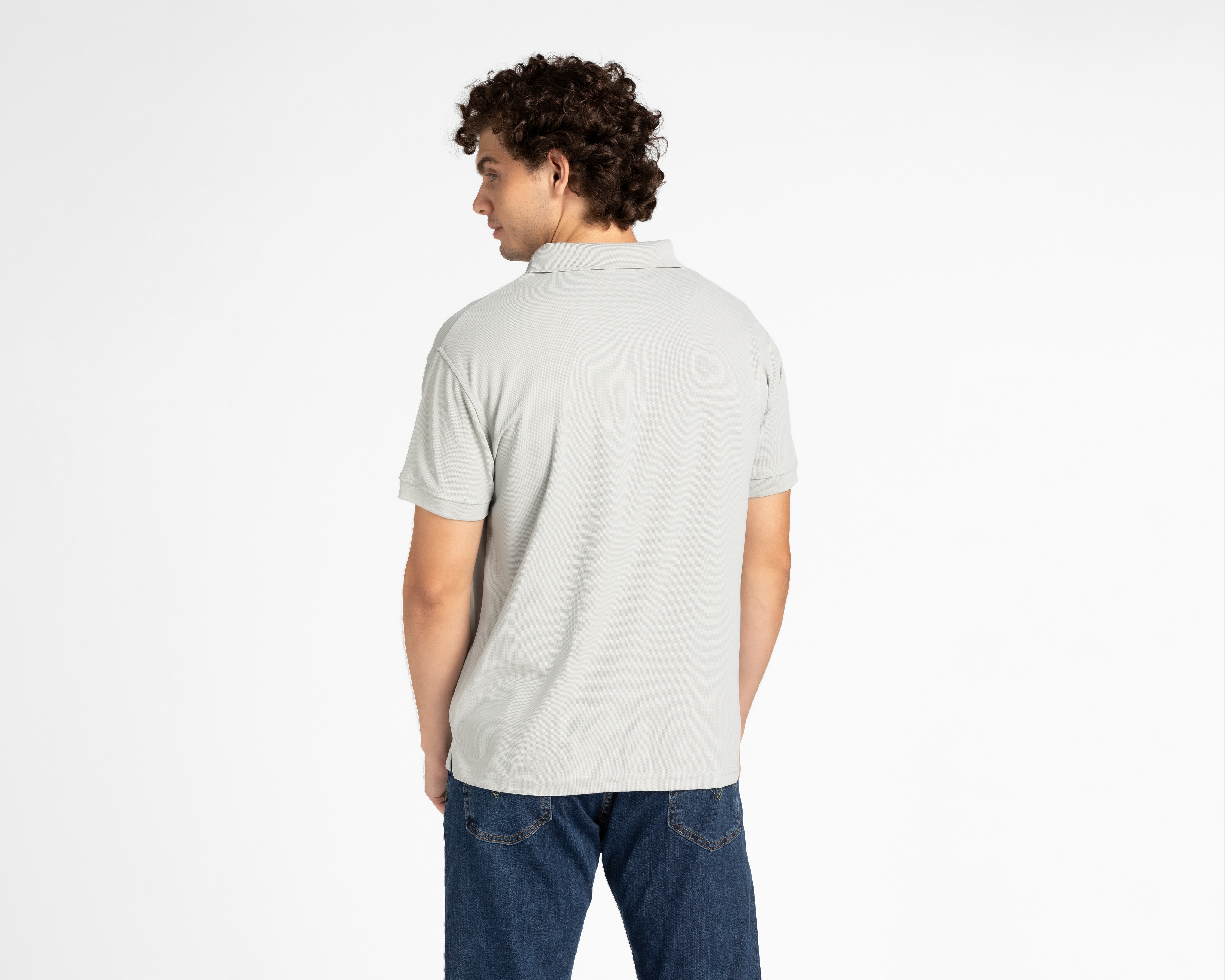 Foto 3 pulgar | Foto 2 | Playera Polo Jeep Gris para Hombre