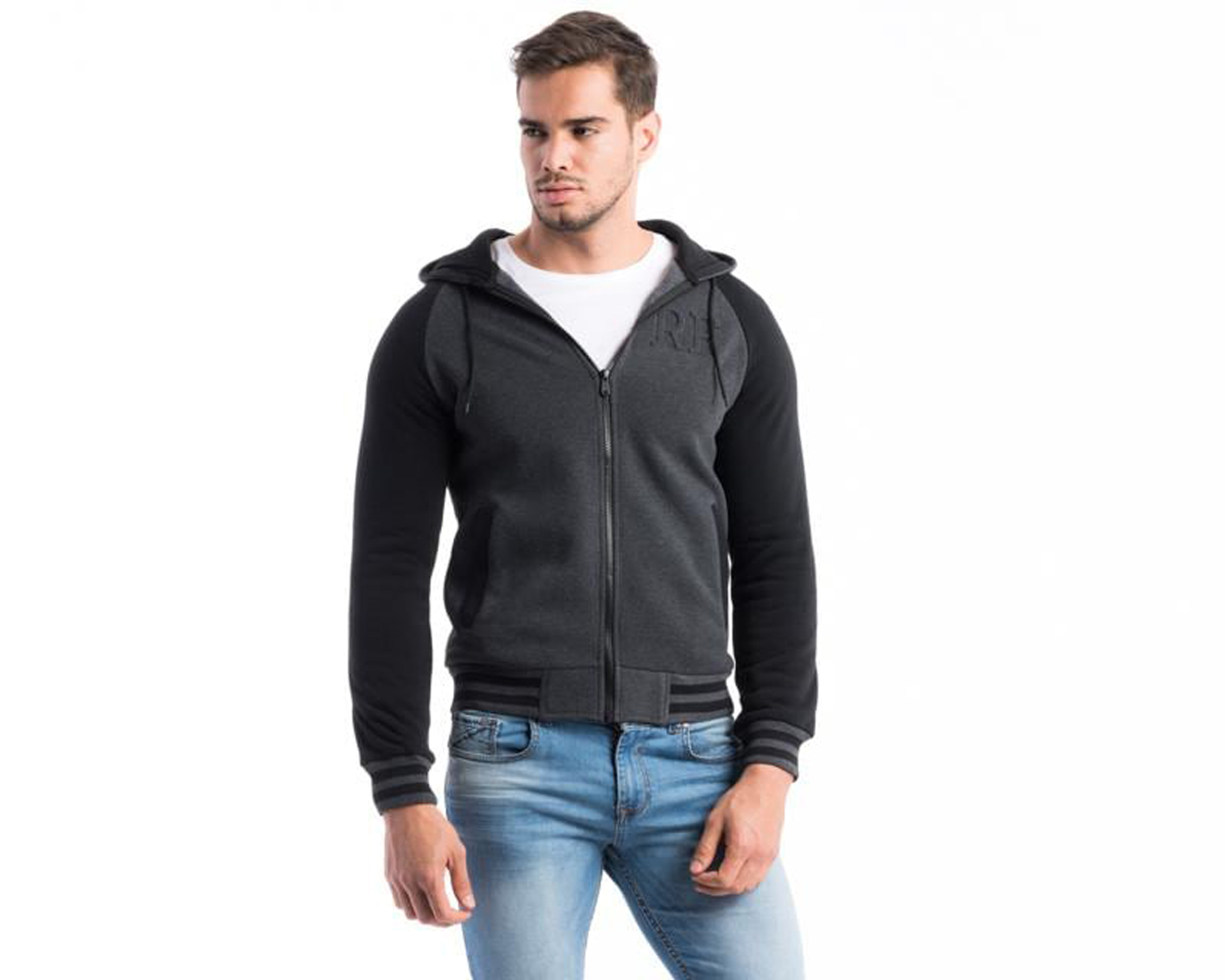 Foto 2 pulgar | Foto 1 | Sudadera Refill Gris