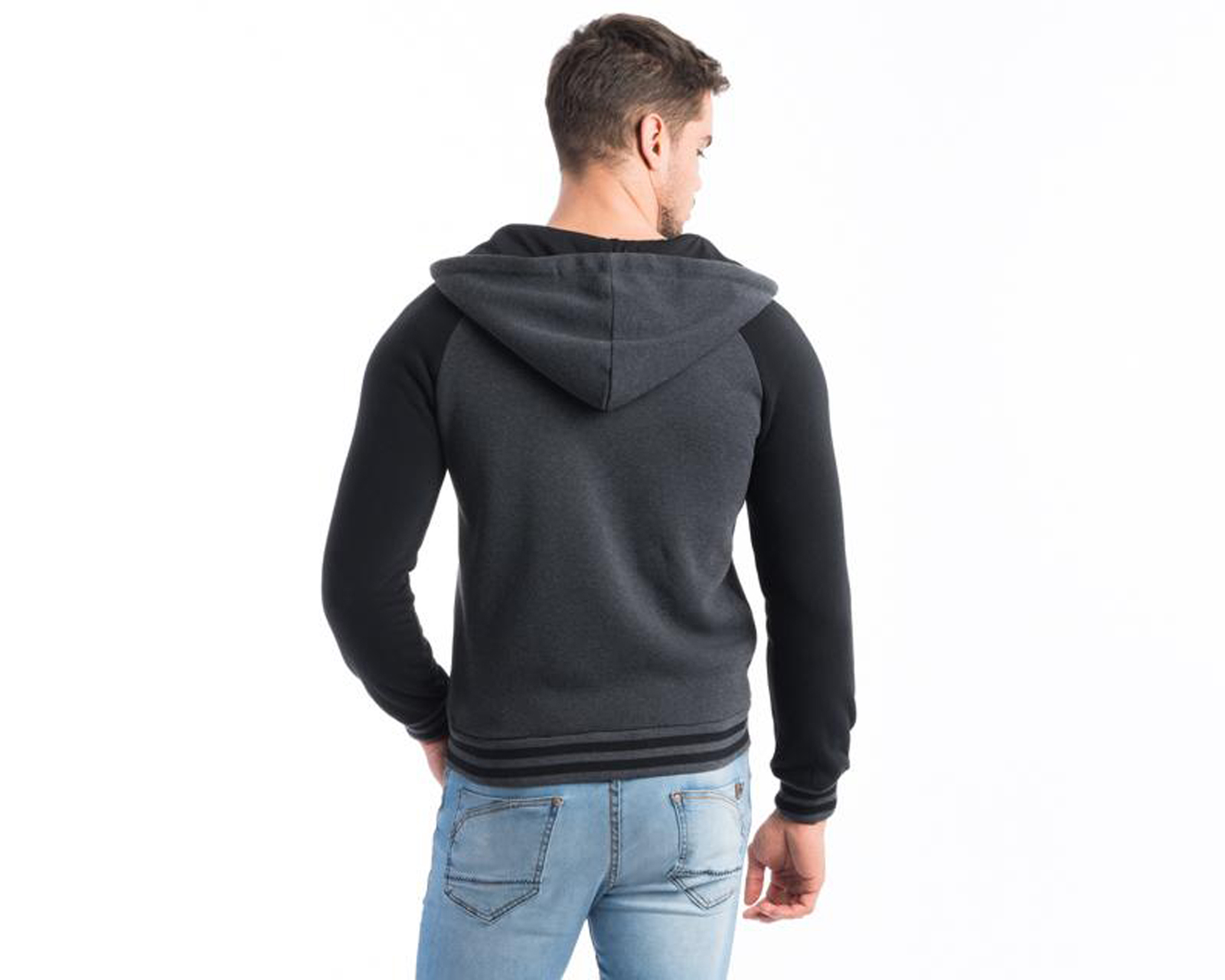 Foto 3 pulgar | Foto 2 | Sudadera Refill Gris