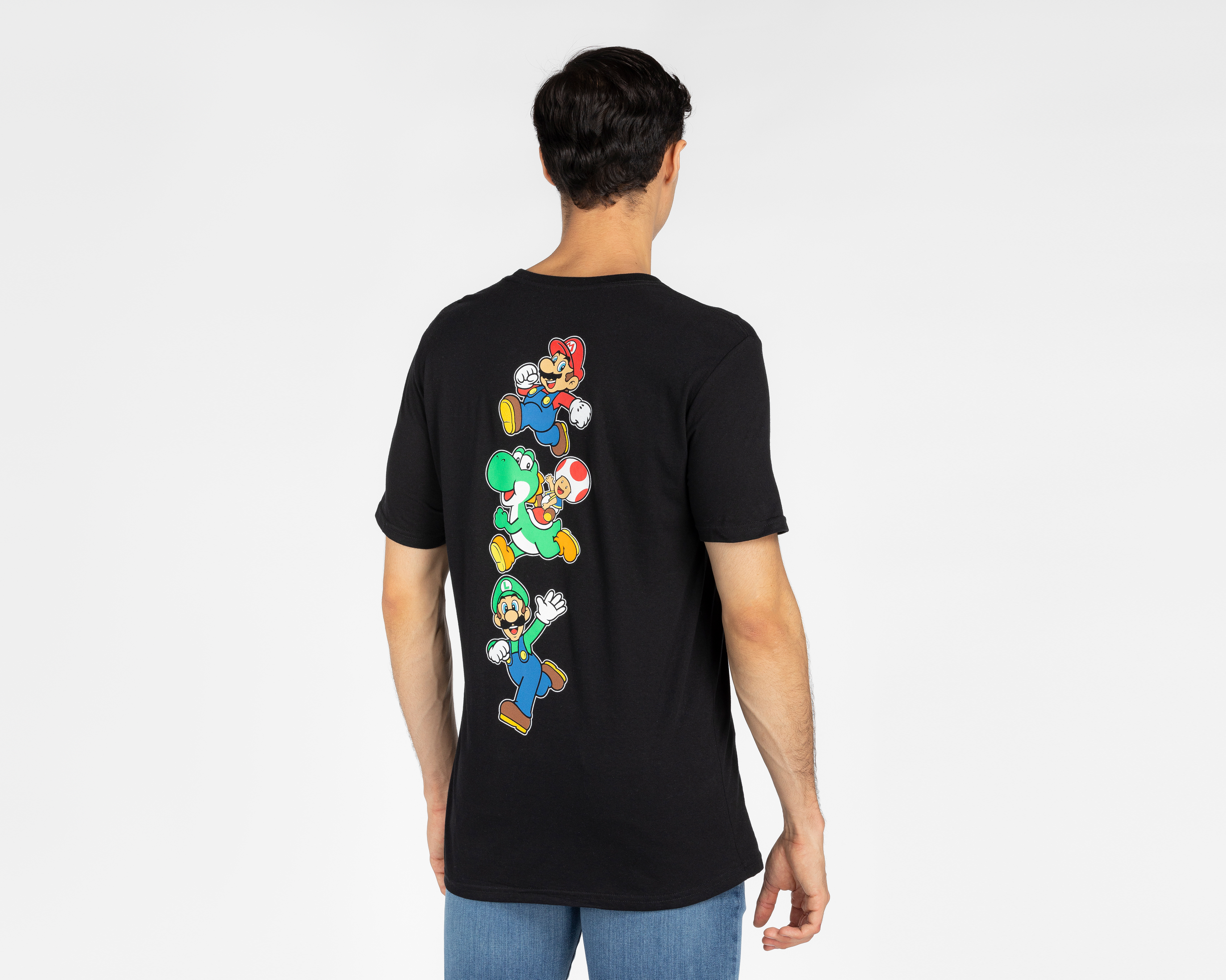 Foto 3 pulgar | Foto 2 | Playera Mario Bros Cuello Redondo