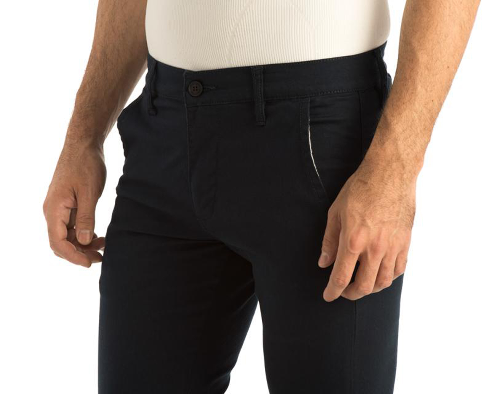 Foto 4 pulgar | Foto 3 | Pantalón Chino Oggi Slim Fit