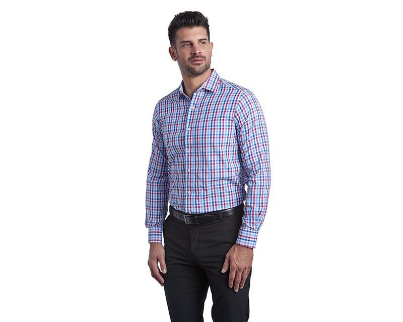 Foto 2 pulgar | Foto 1 | Camisa Casual Refill Slim Fit a Cuadros