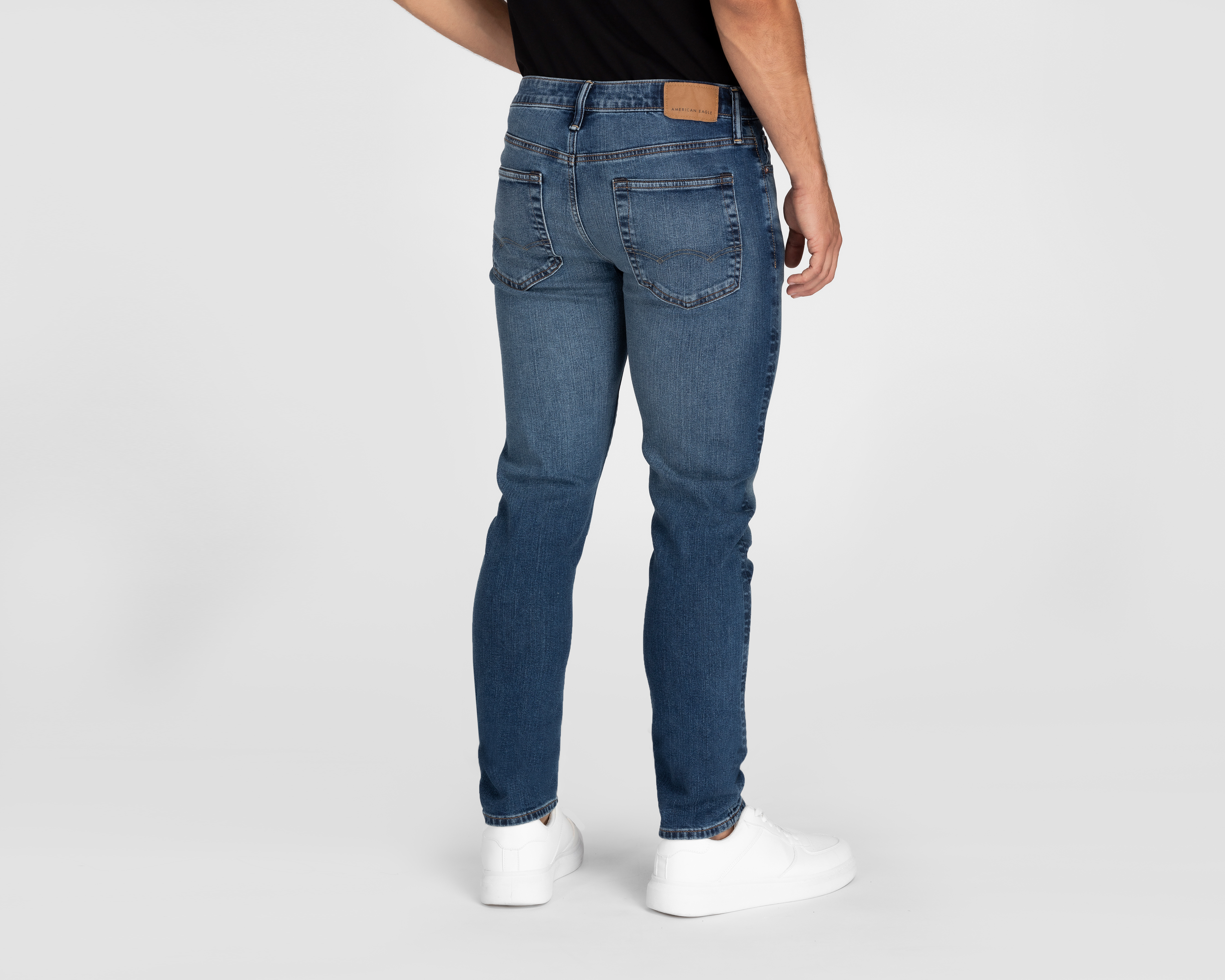 Foto 3 pulgar | Foto 2 | Jeans American Eagle Slim Azul para Hombre