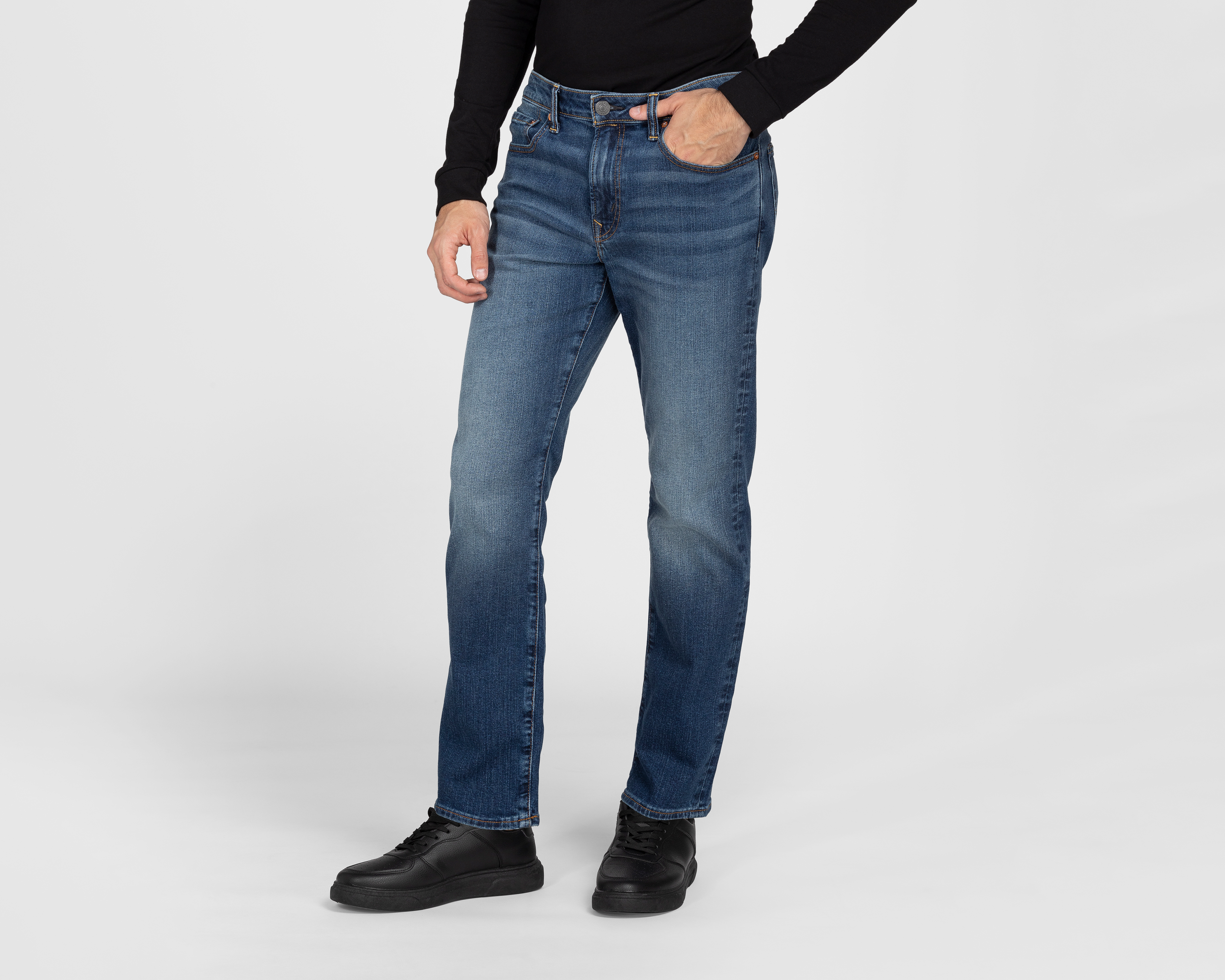 Foto 2 pulgar | Foto 1 | Jeans American Eagle Slim Straigth para Hombre