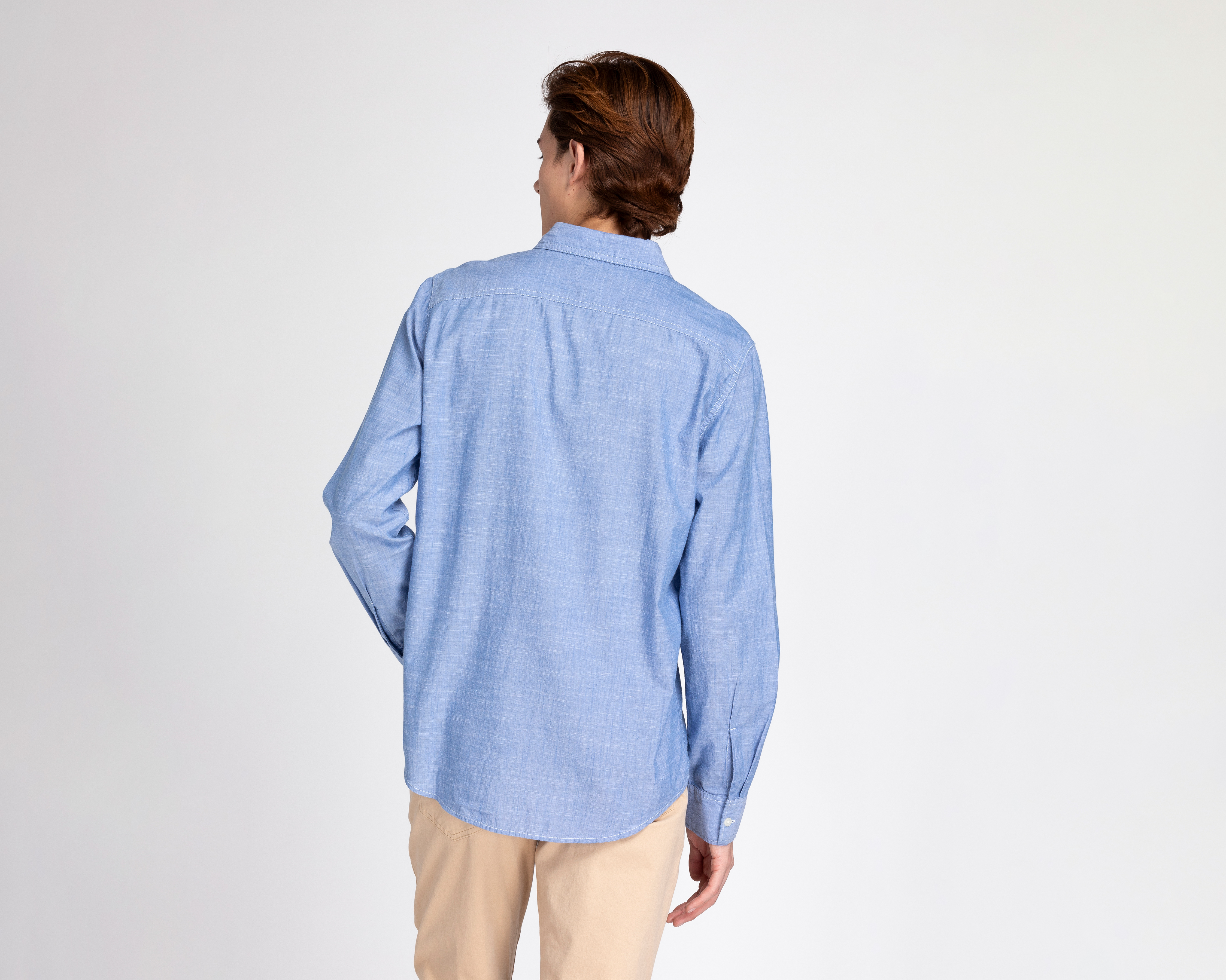 Foto 3 pulgar | Foto 2 | Camisa American Eagle Slim Fit Lisa