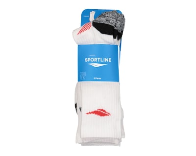 Foto 3 | Foto 3 | Calcetas Deportivas Largas Sportline Cool-Tek para Hombre 6 Pares