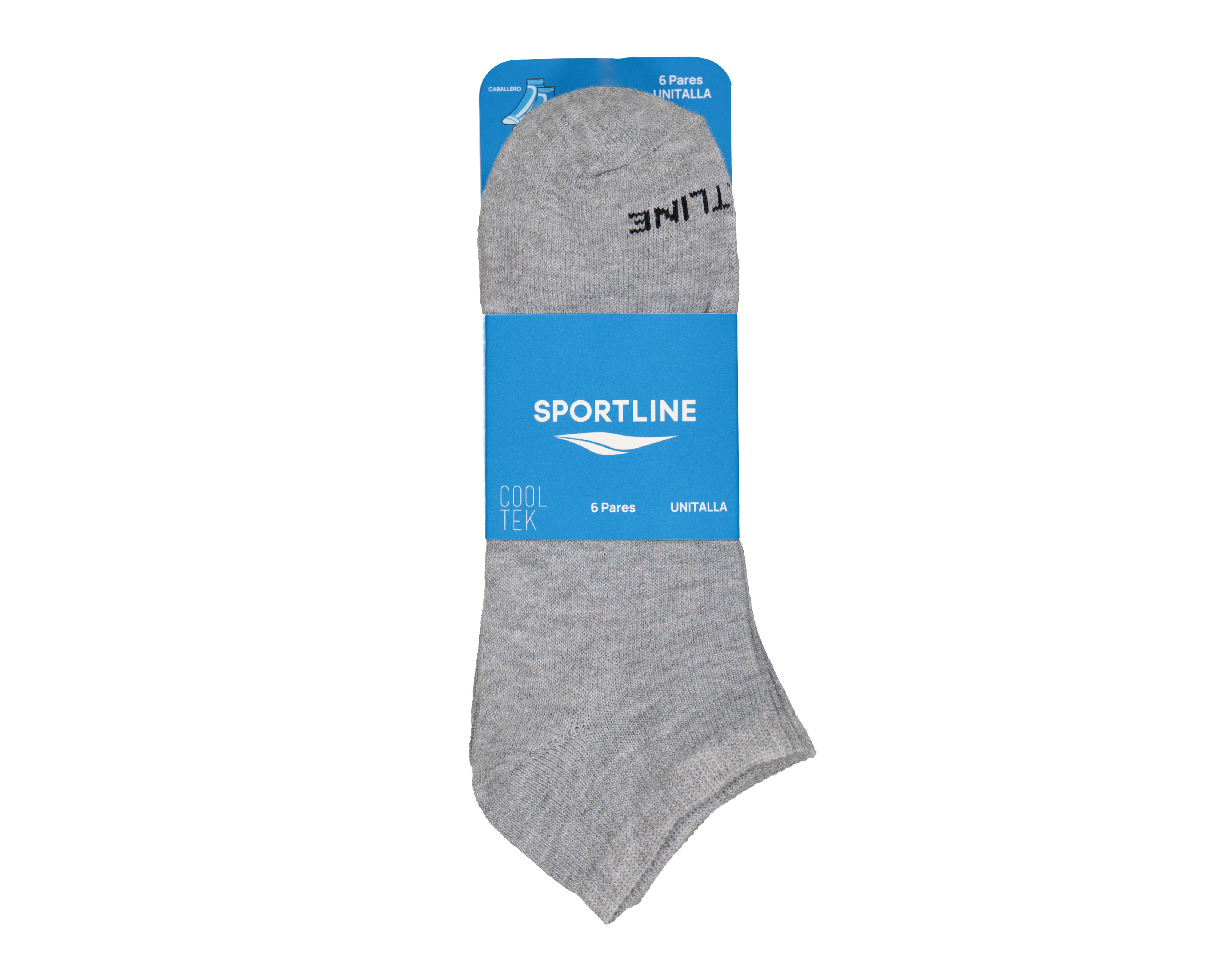 Foto 4 pulgar | Foto 3 | Calcetas Deportivas Tines Sportline Cooltek para Hombre 6 Pares