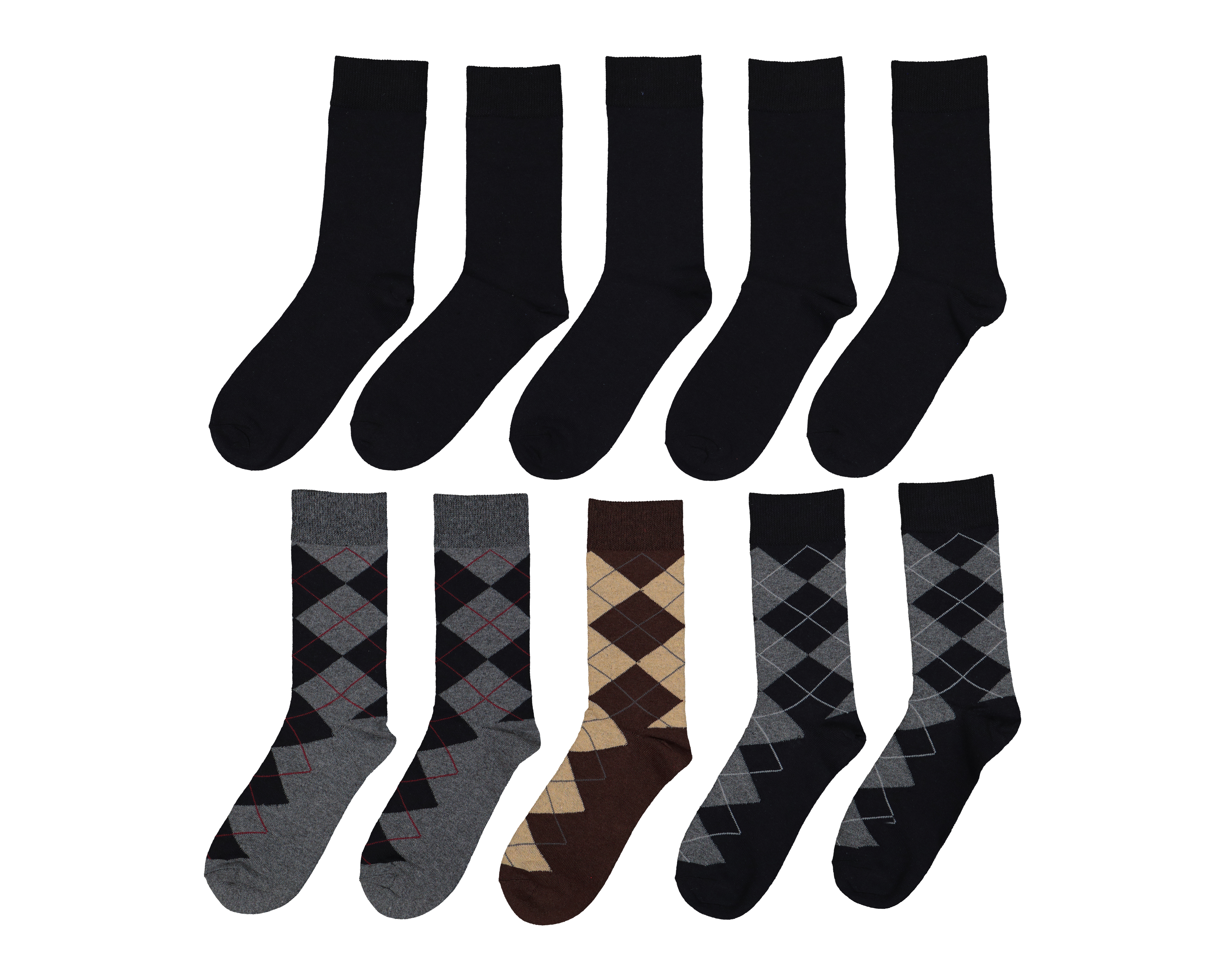 Foto 1 | Foto 1 | Calcetas de Vestir Wall Street para Hombre 10 Pares