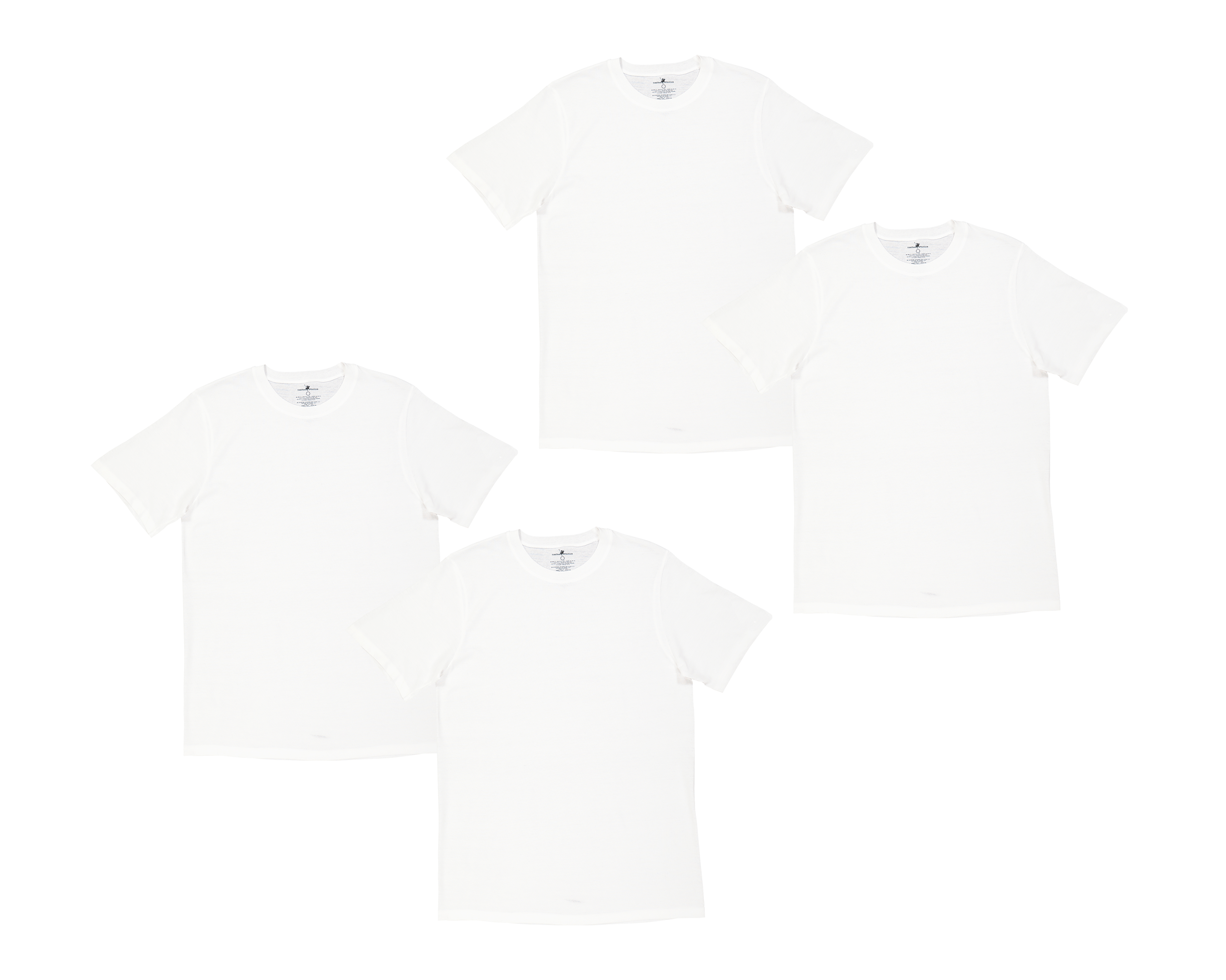 Playera Interior Cuello Redondo York Team Polo Club 4 Piezas