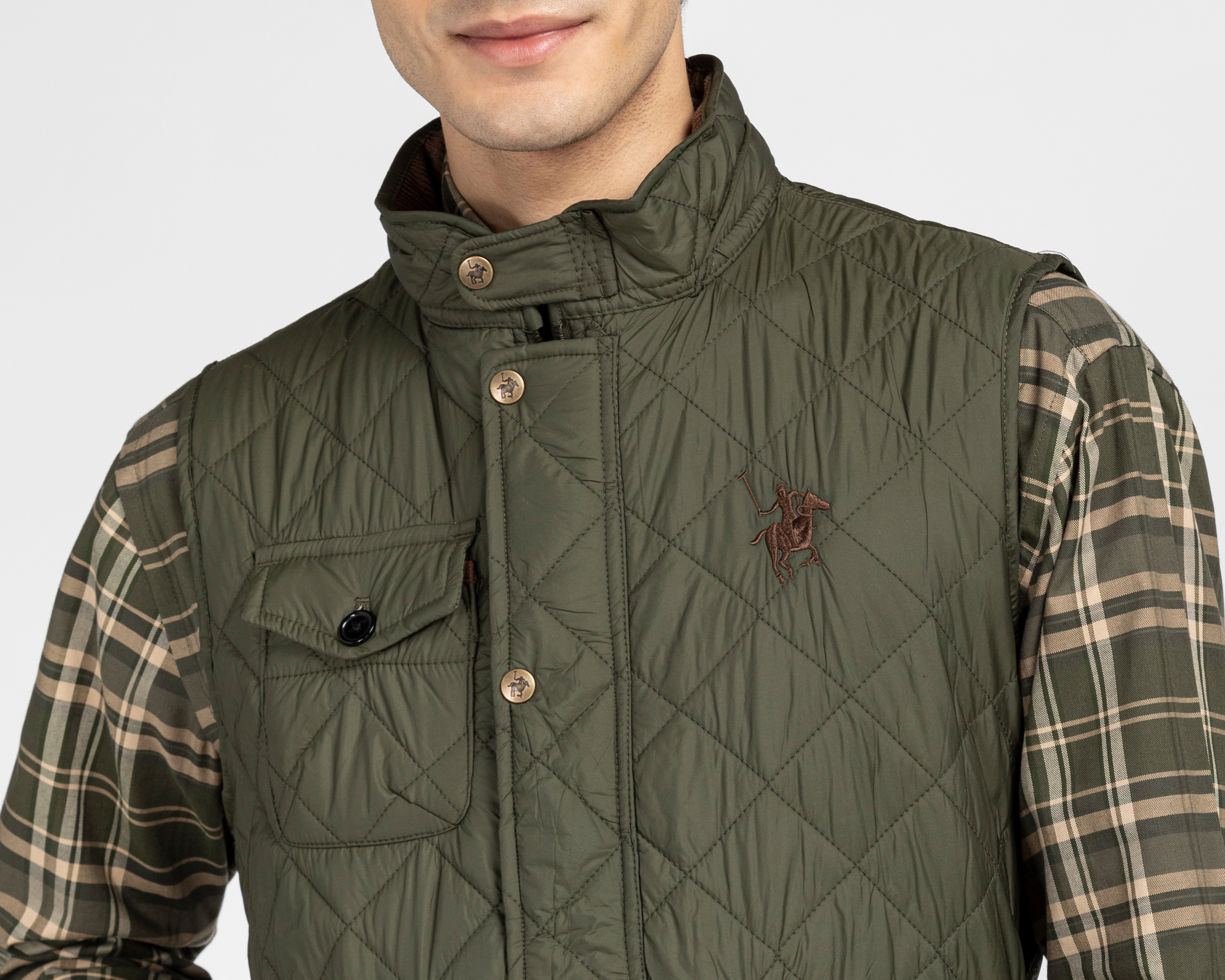 Foto 3 | Foto 3 | Chaleco York Team Polo Club Capitonado